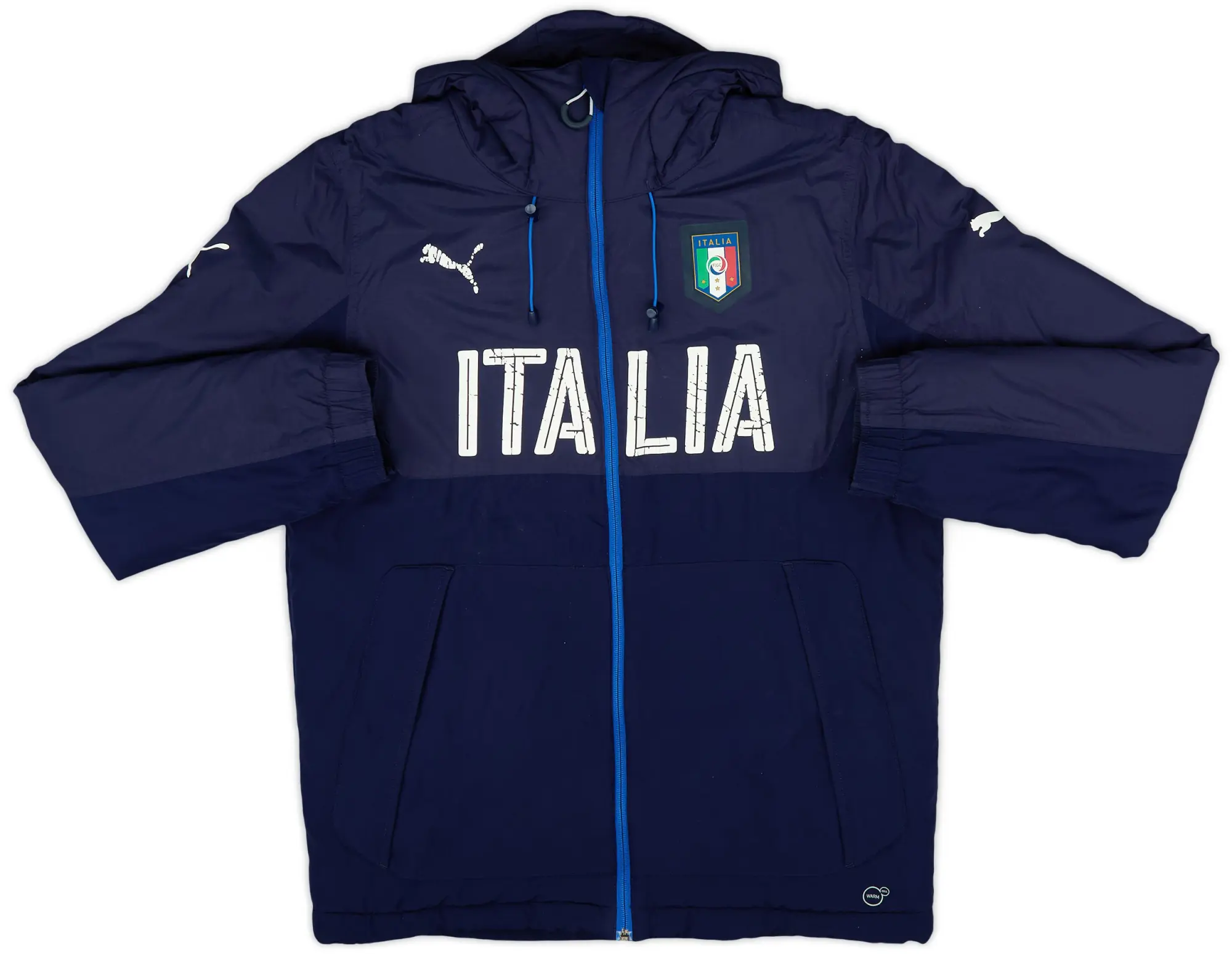 2016-17 Italy Puma Hooded Rain Jacket - 5/10 - (S)