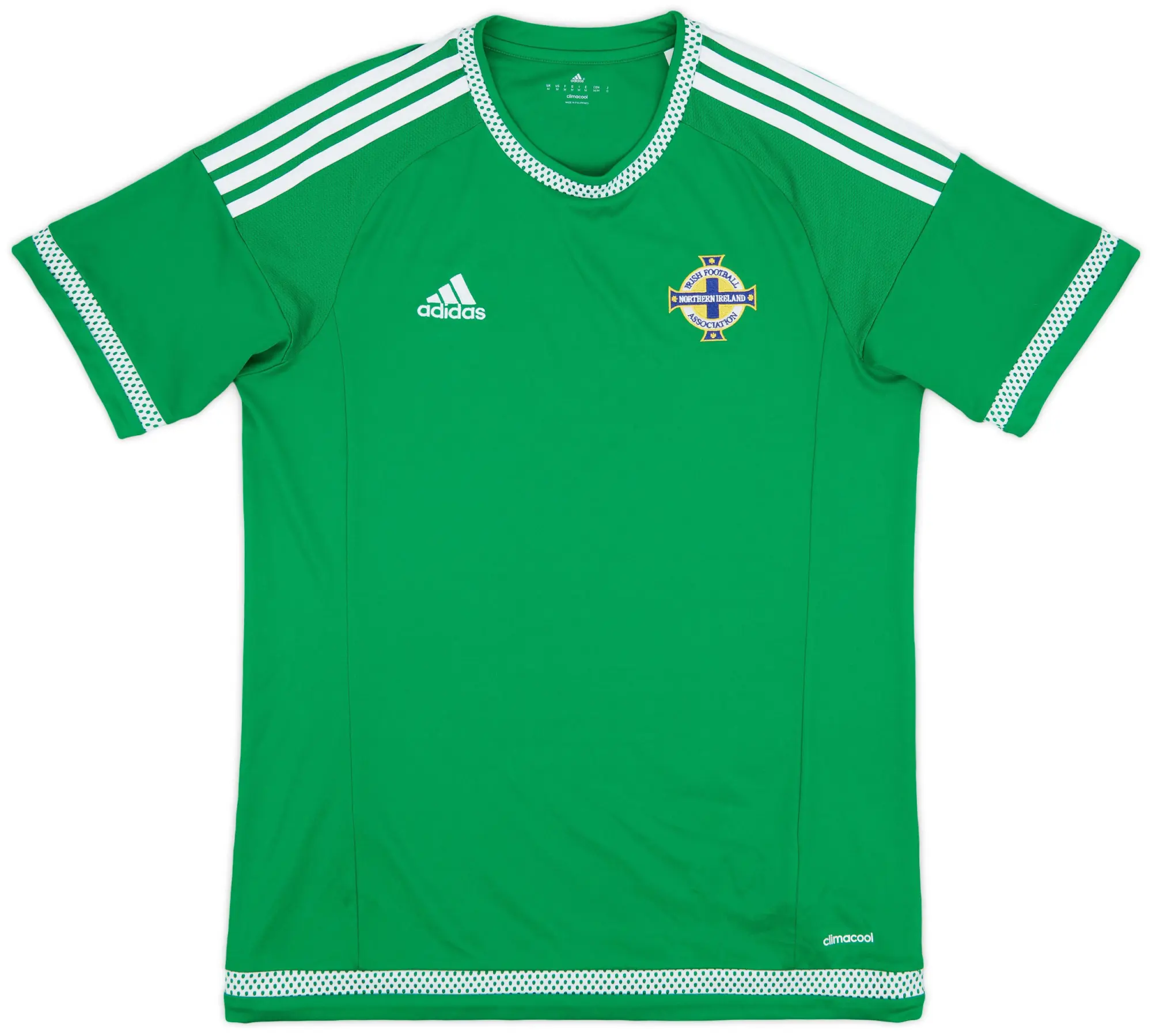 adidas 2015 Northern Ireland Home Shirt - 9/10 - (M)