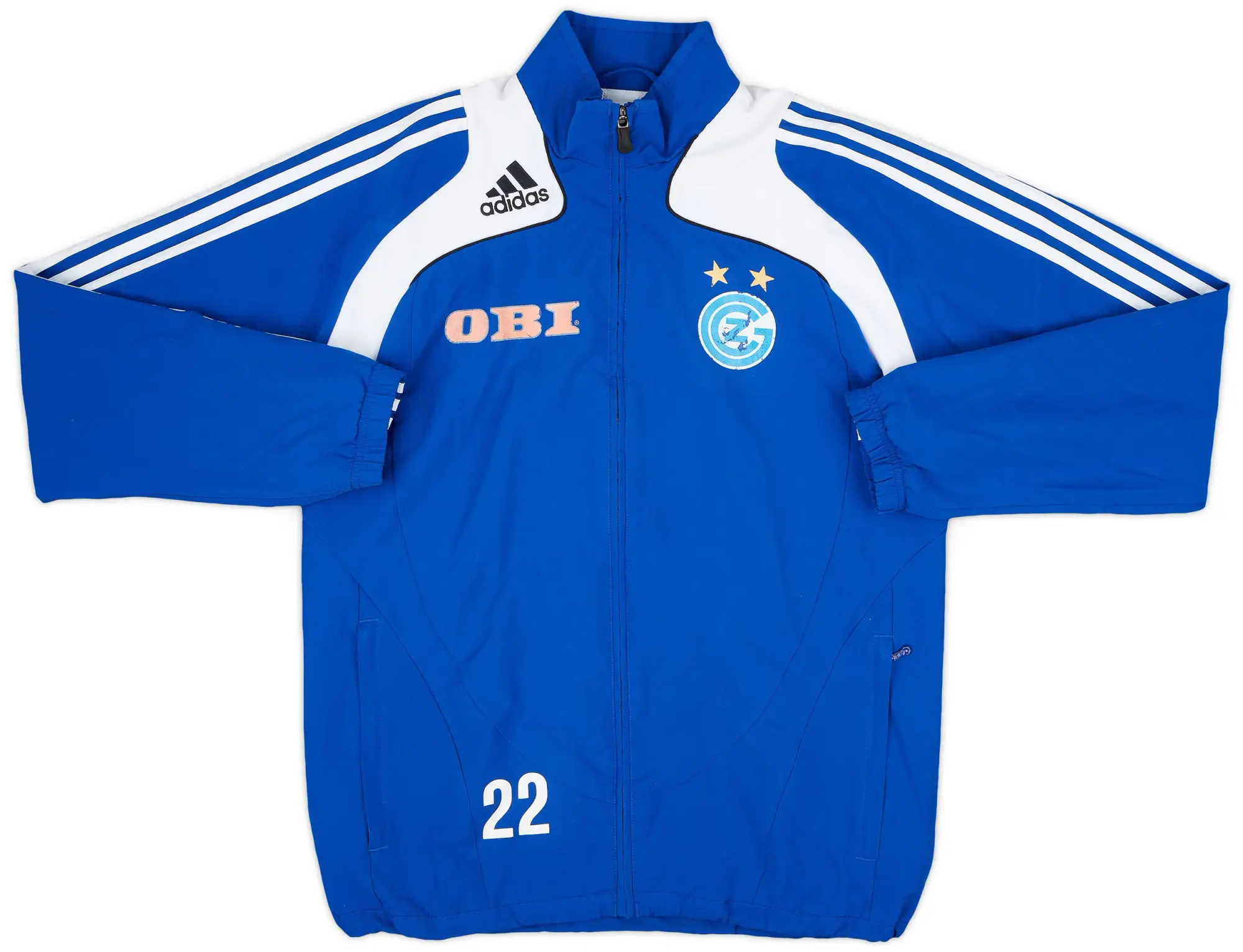 2008-09 Grasshoppers adidas Player Issue Track Jacket - 5/10 - (S)