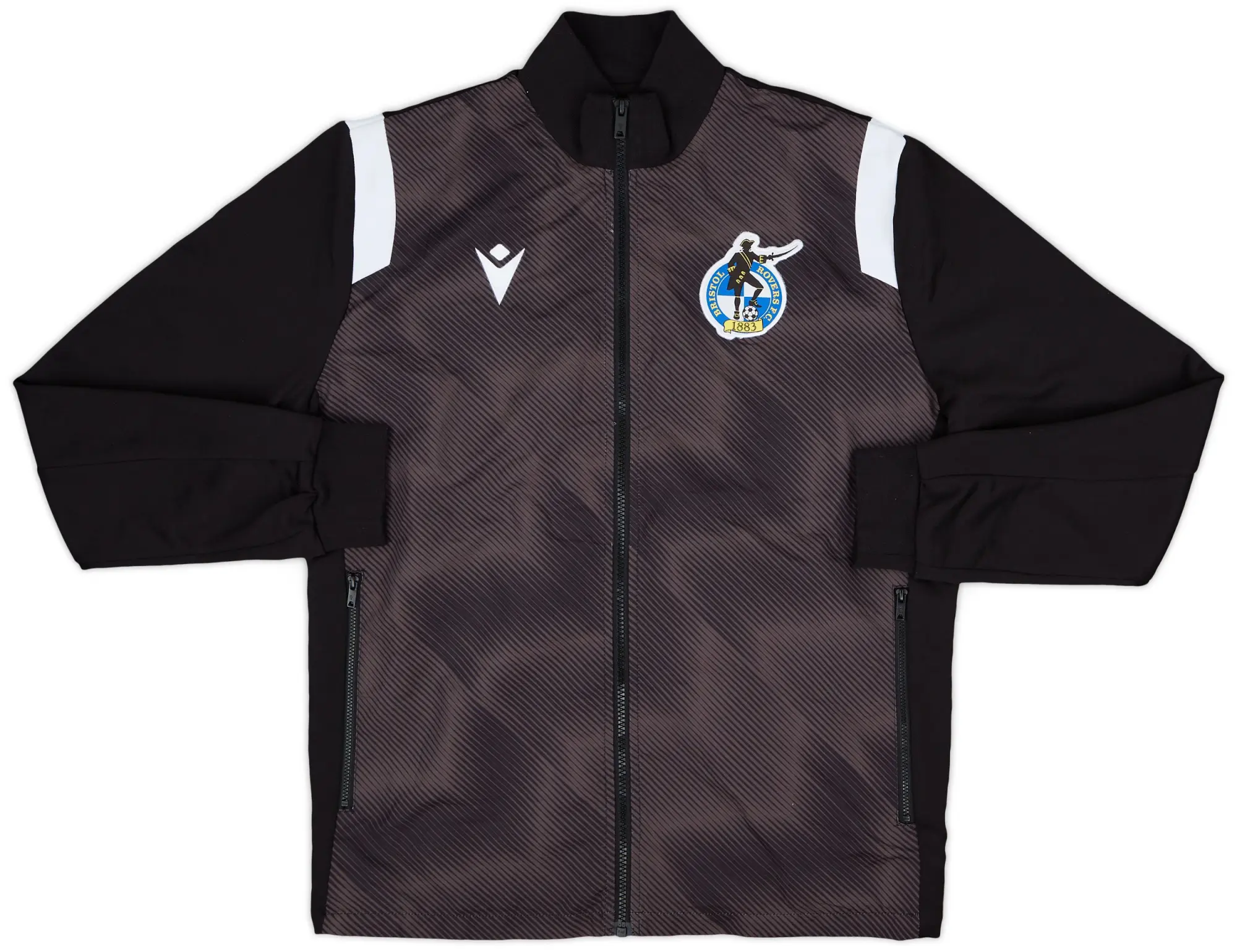 2020-21 Bristol Rovers Macron Track Jacket - 9/10 - (M)