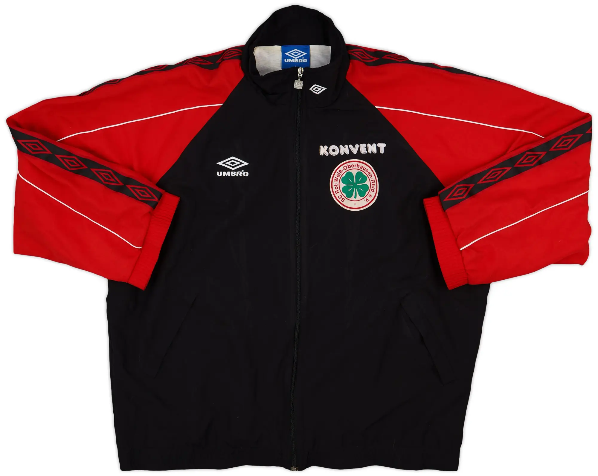 1999-00 Rot-Weiss Oberhausen Umbro Track Jacket - 8/10 - (L)