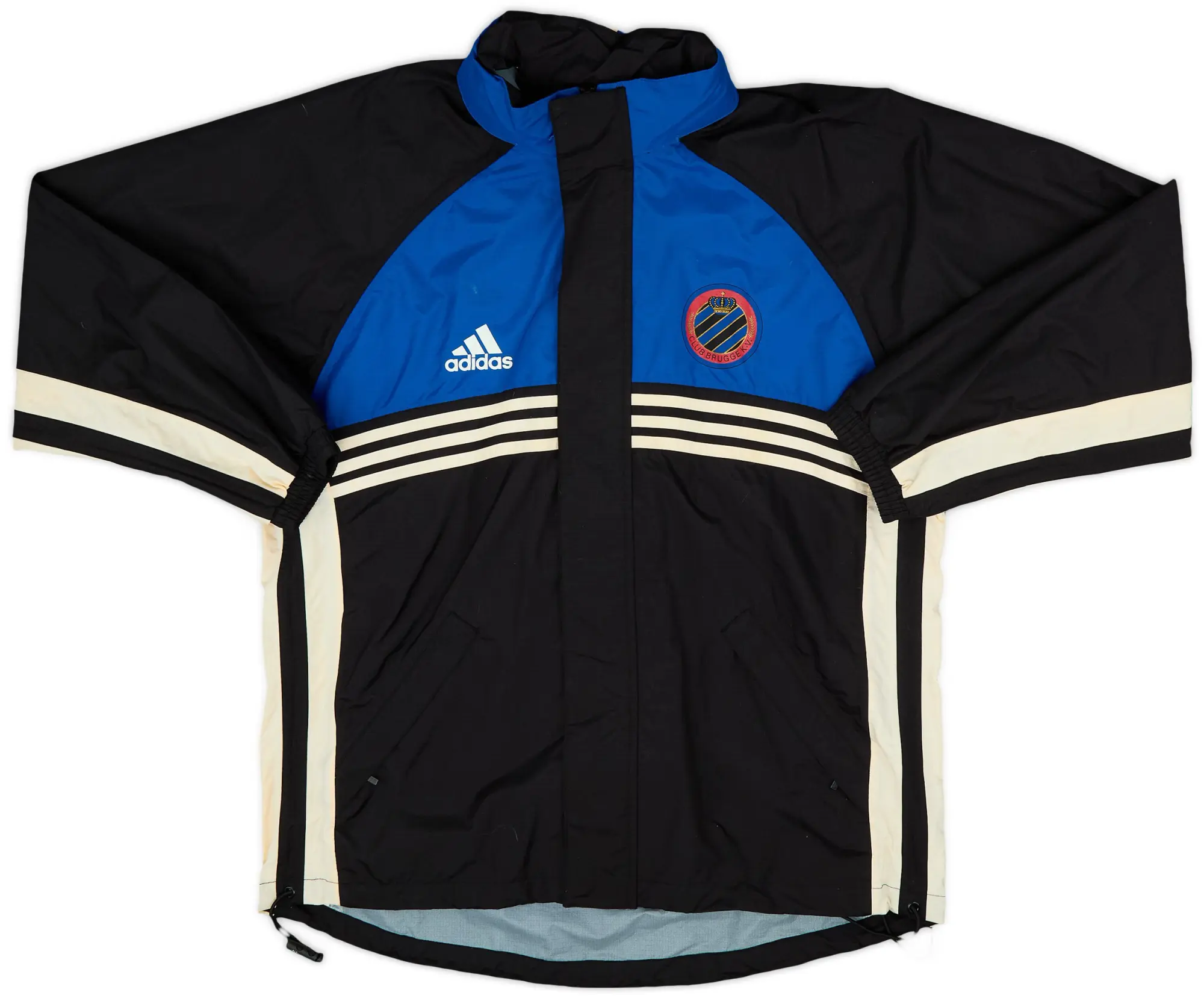 1998-99 Club Brugge adidas Hooded Track Jacket - 6/10 - (M/L)