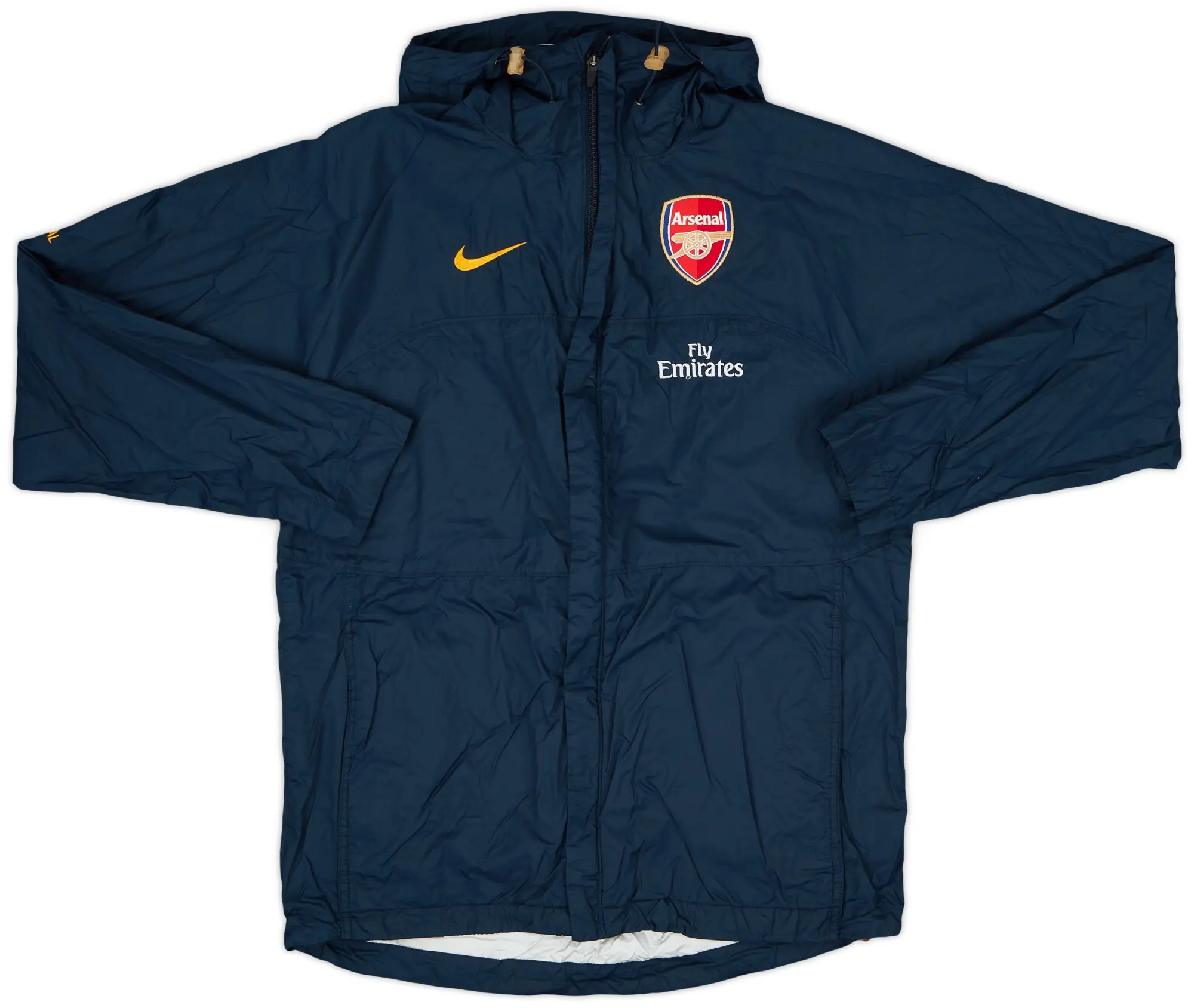 2008-09 Arsenal Nike Hooded Rain Jacket - 7/10 - (S)