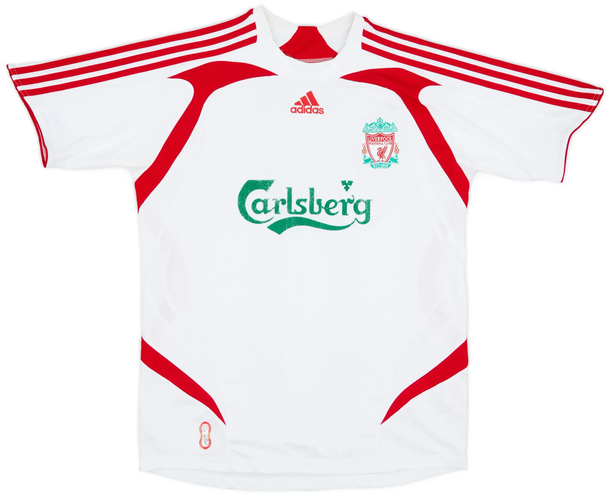 adidas 2007-08 Liverpool Away Shirt - 5/10 - (XL)