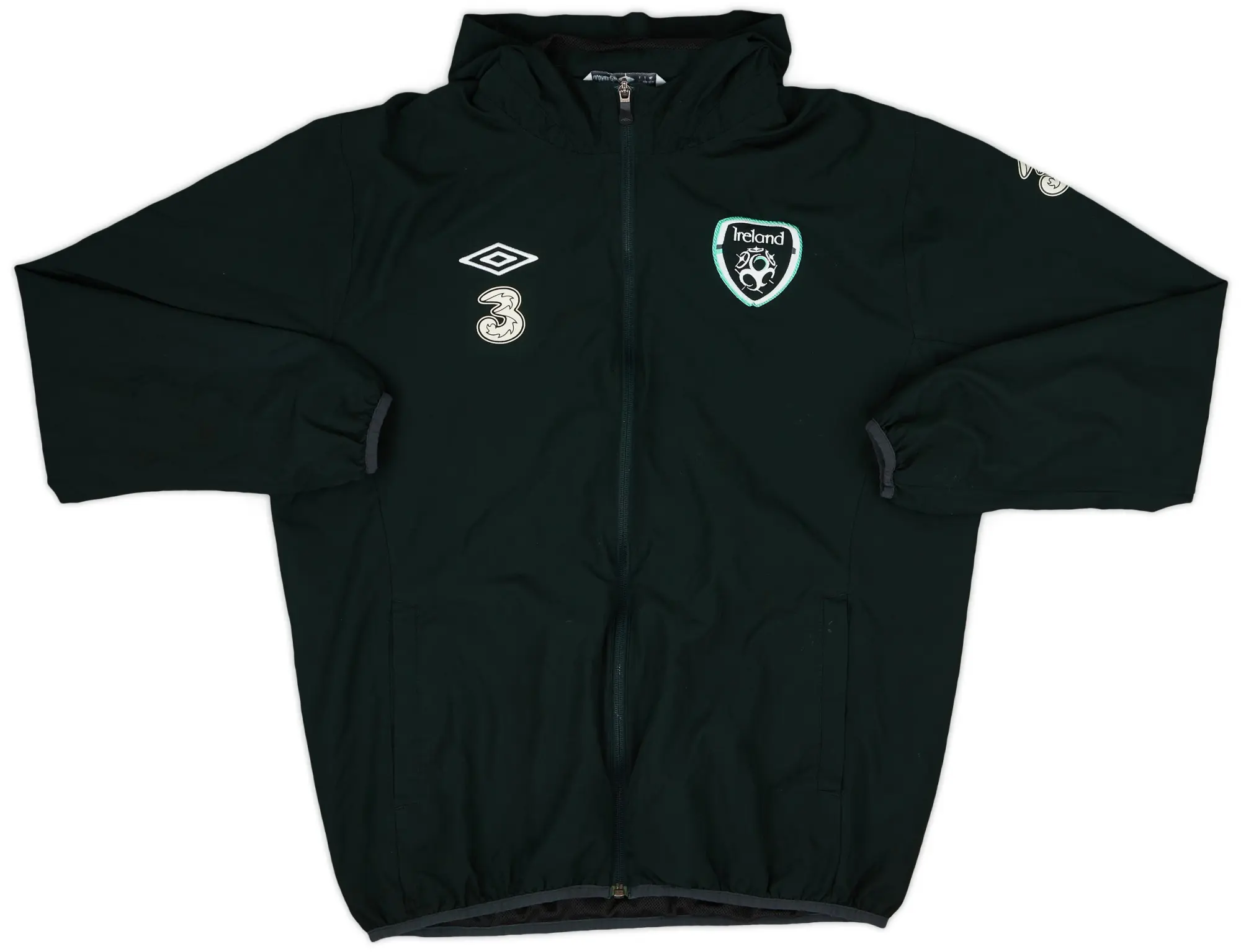 2014-15 Ireland Umbro Hooded Rain Jacket - 8/10 - (L)