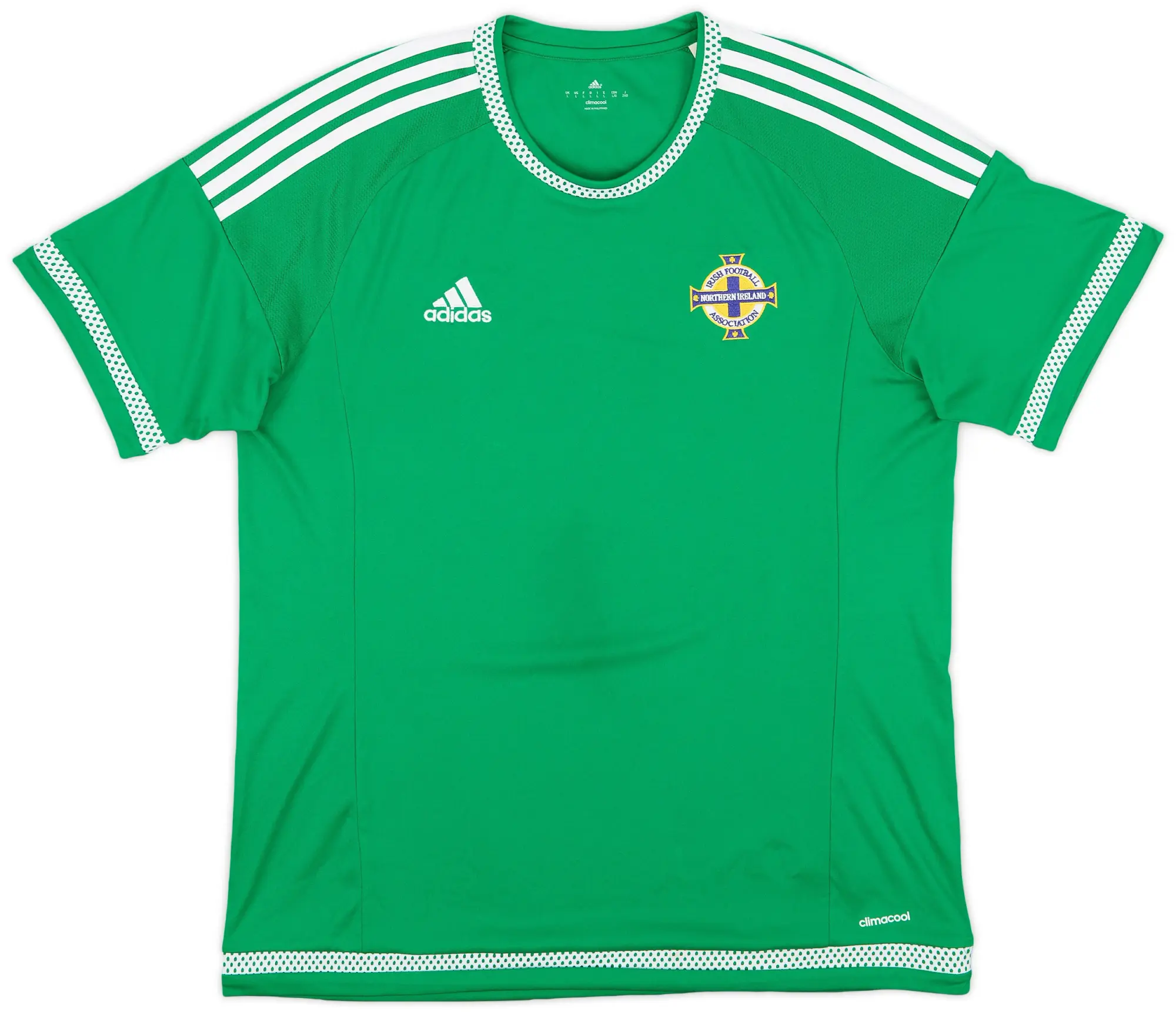 adidas 2015 Northern Ireland Home Shirt - 9/10 - (L)