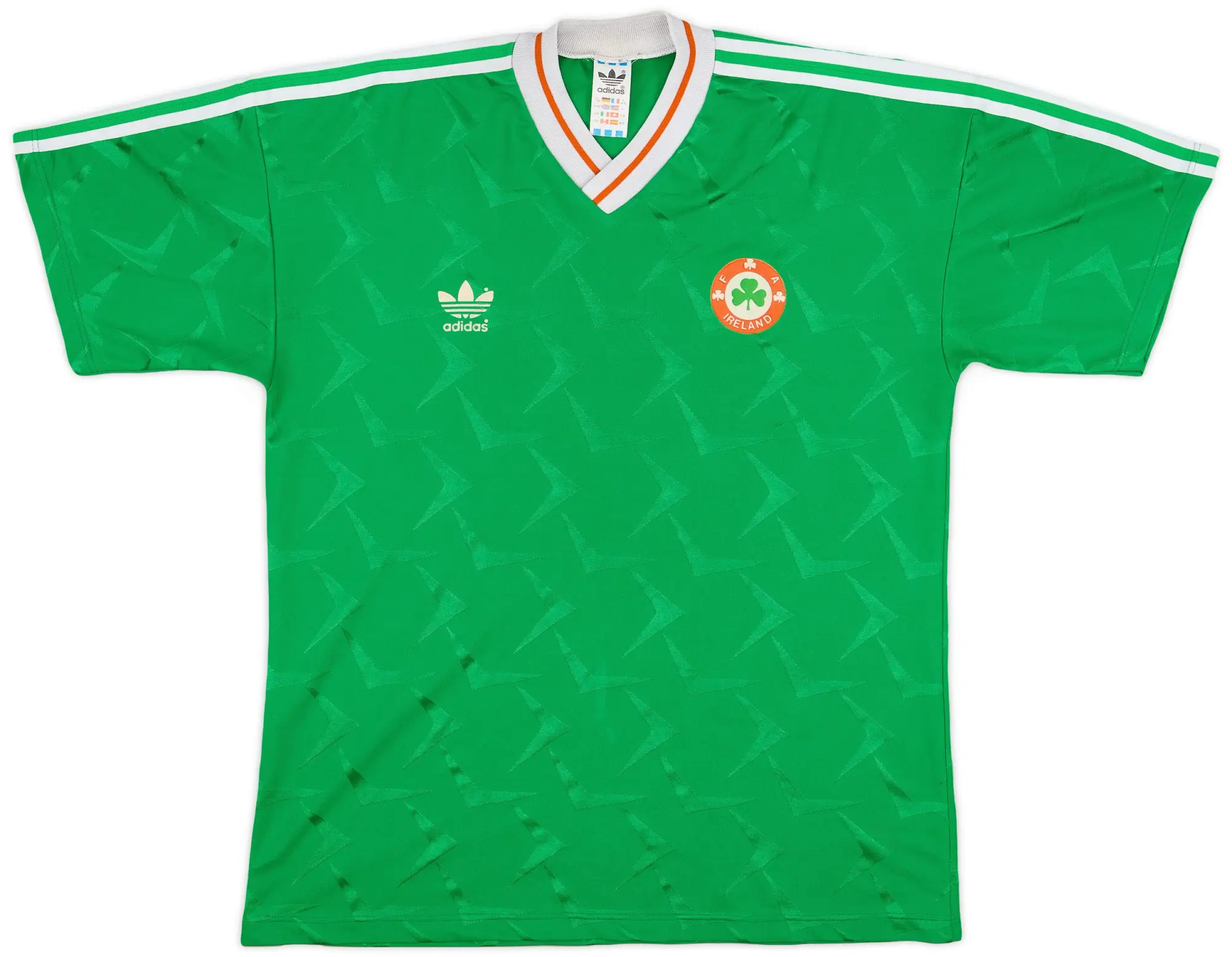 adidas 1990-92 Ireland Home Shirt - 8/10 - (L/XL)