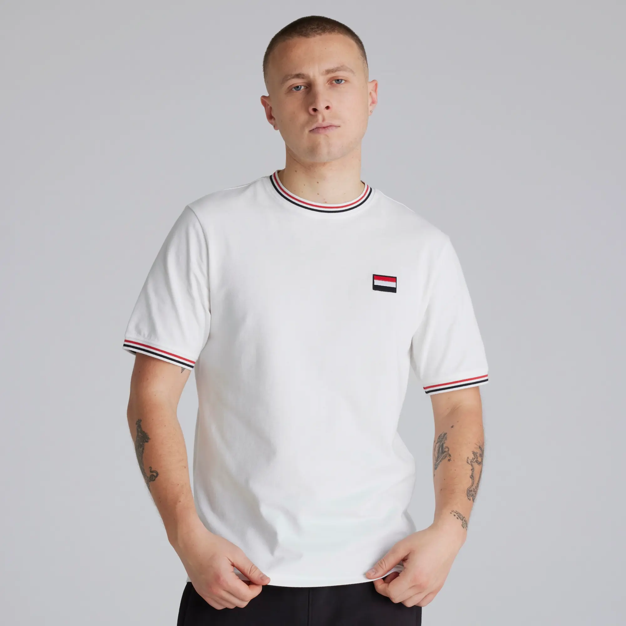 RAW Manchester United Pique T-Shirt White