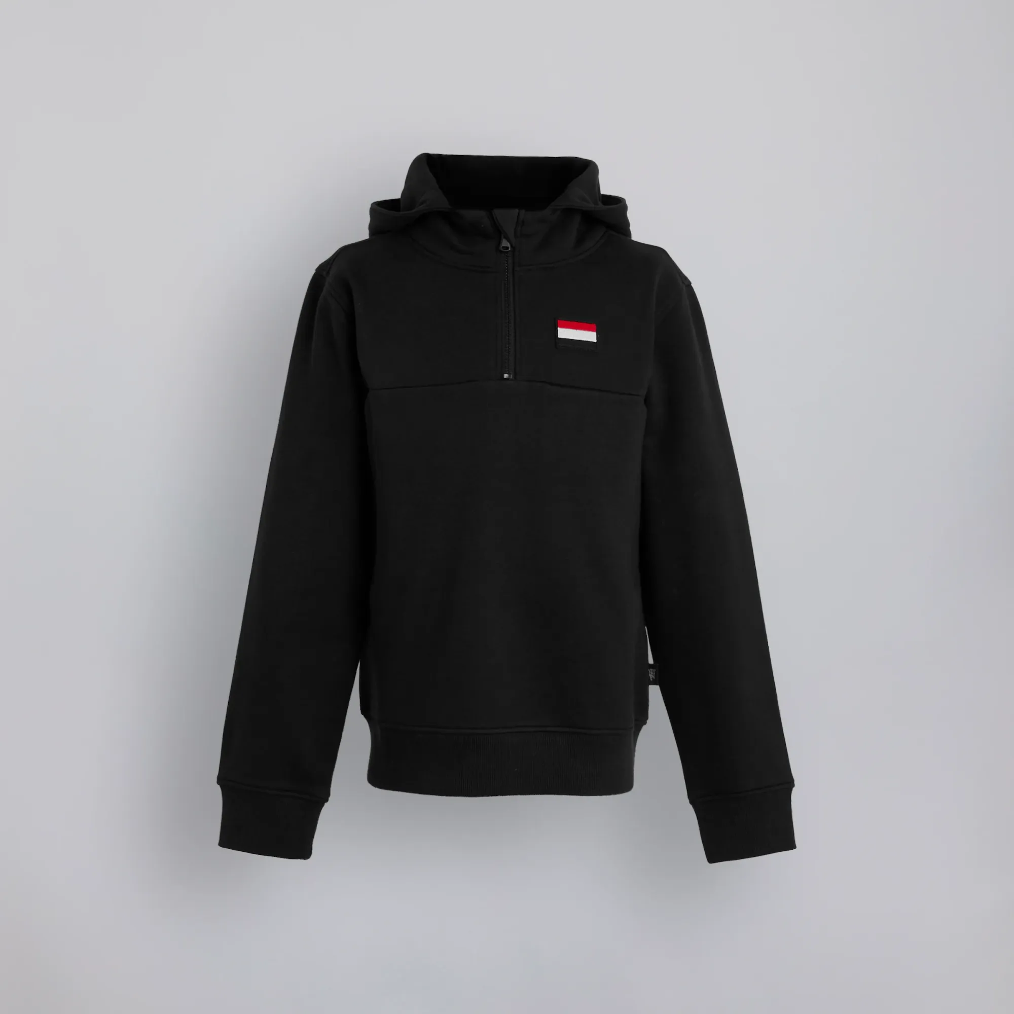 RAW Manchester United Kids Quarter Zip Hoodie Black