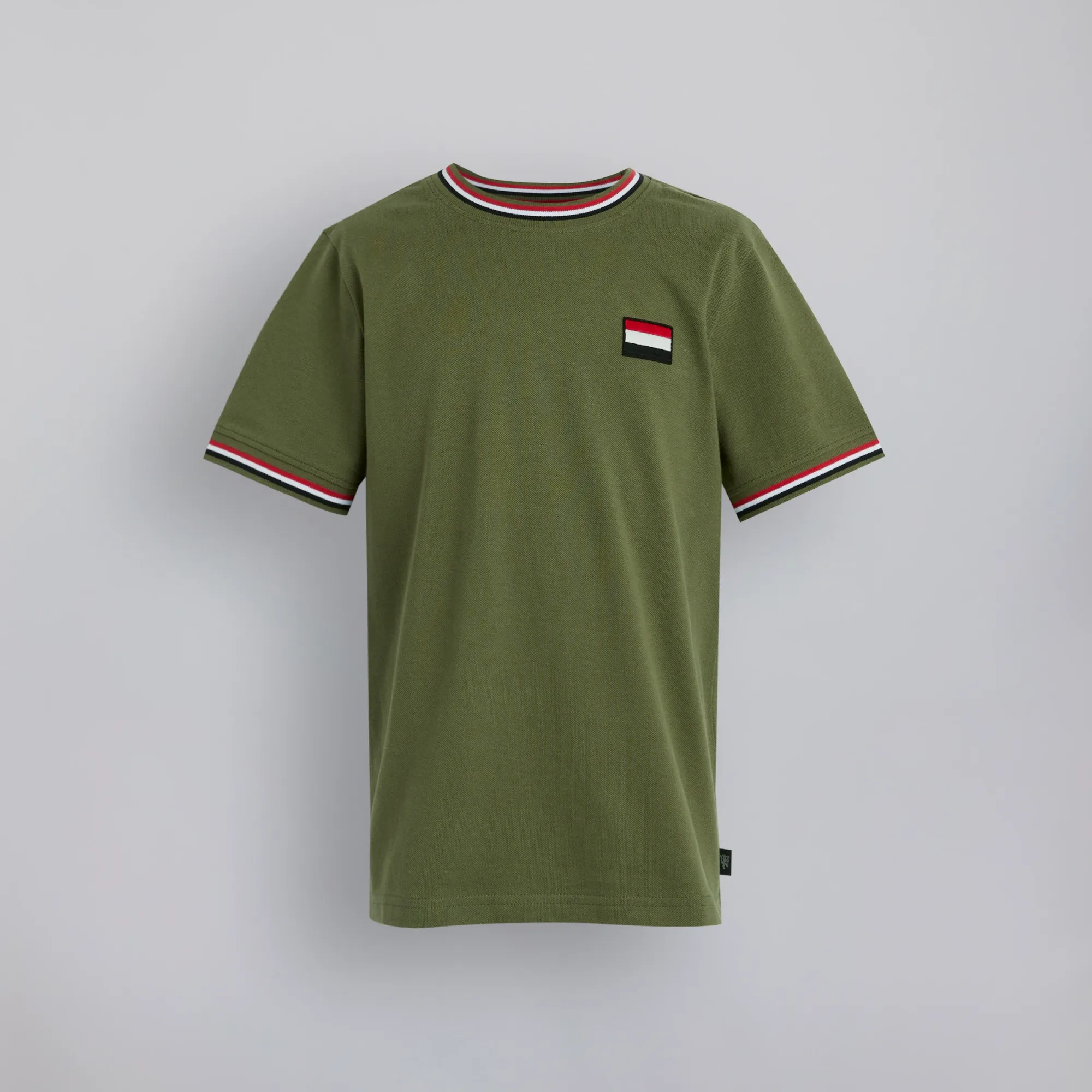 RAW Manchester United Kids Pique T-Shirt Khaki