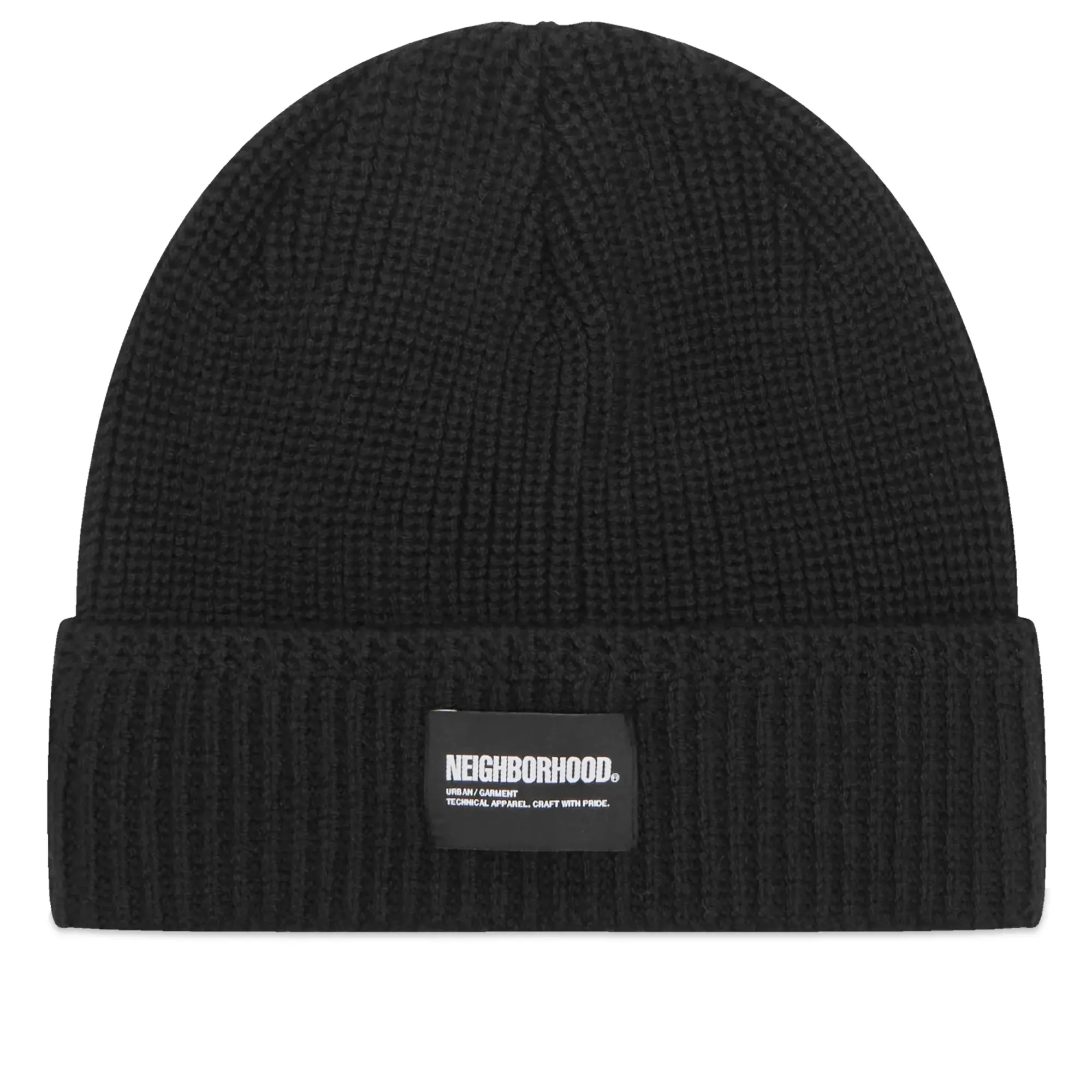 Neighborhood Men's JP Beanie Black