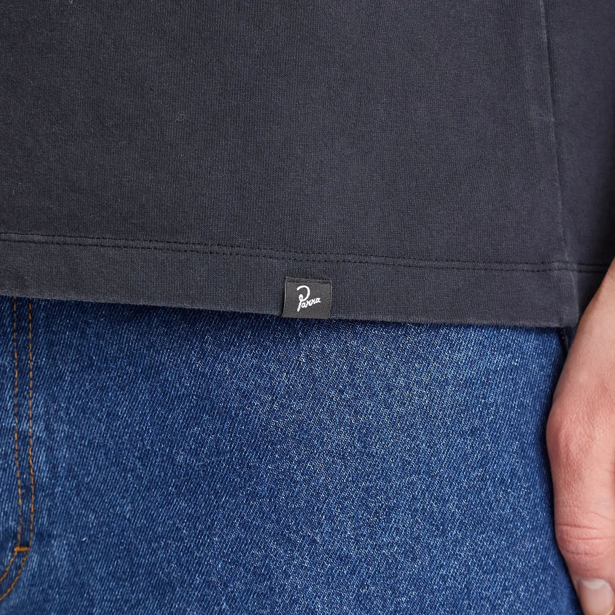 By Parra Parra The Stalkers T-Shirt - Washed Grey
