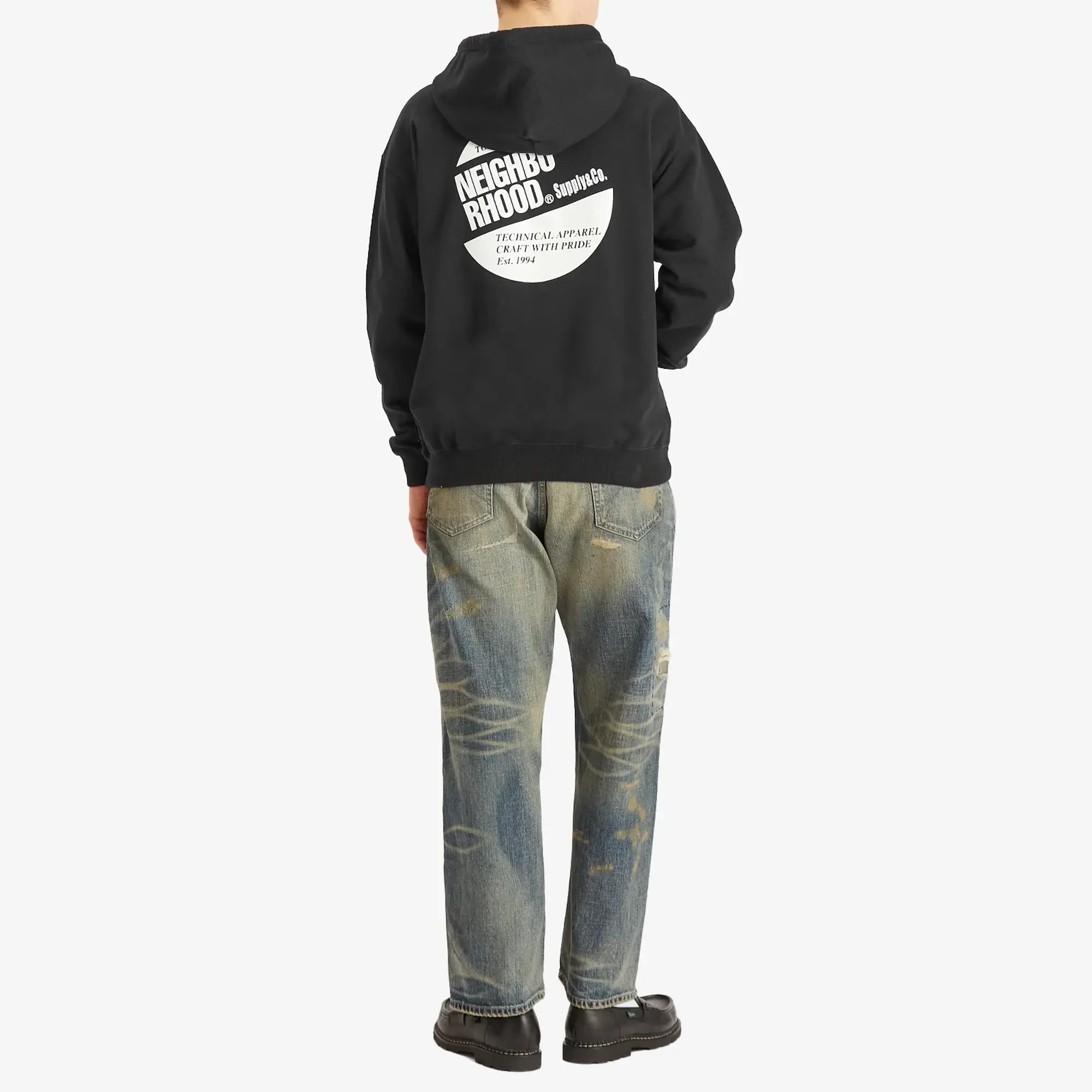 Neighborhood Men's Classic Hoodie Black
