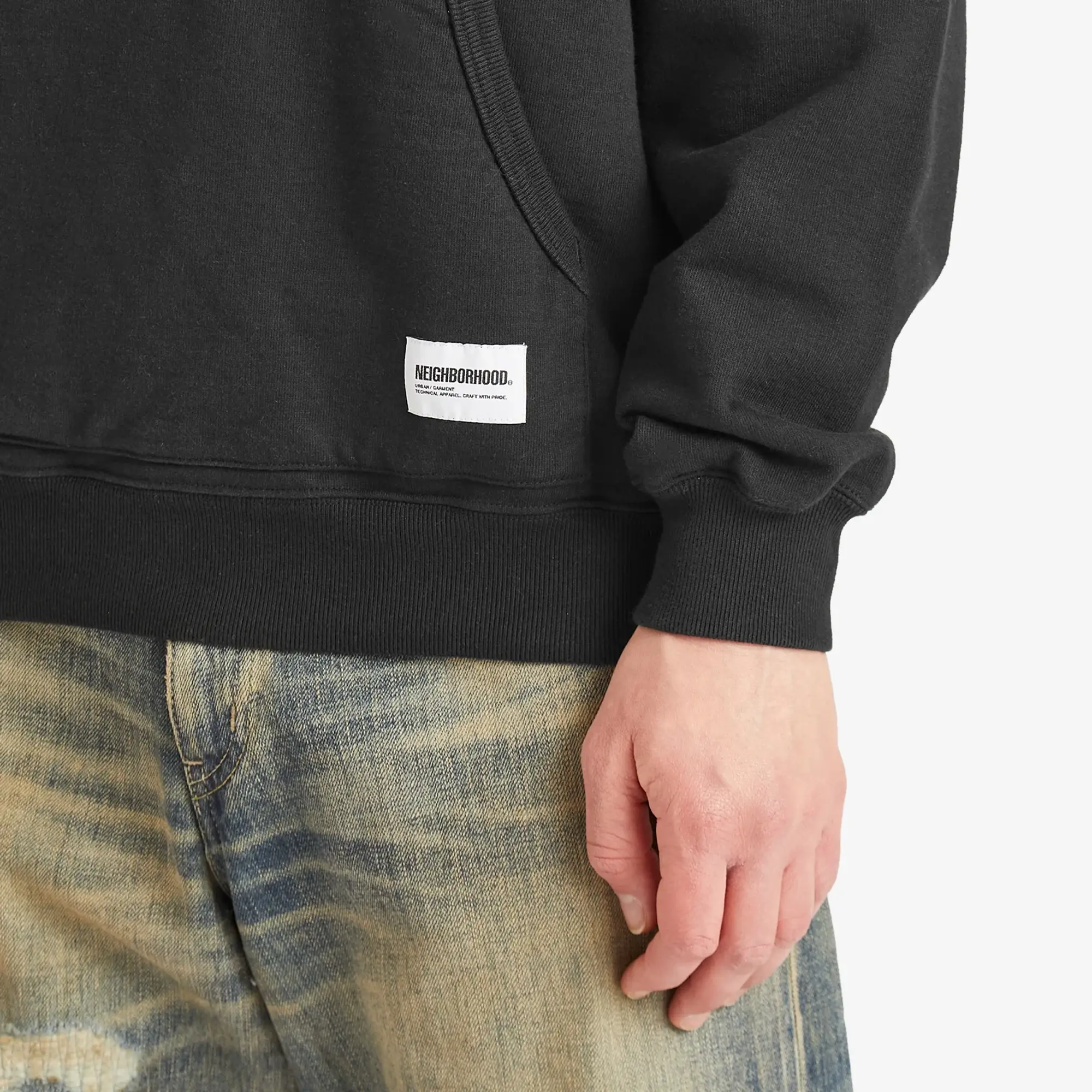 Neighborhood Men's Classic Hoodie Black