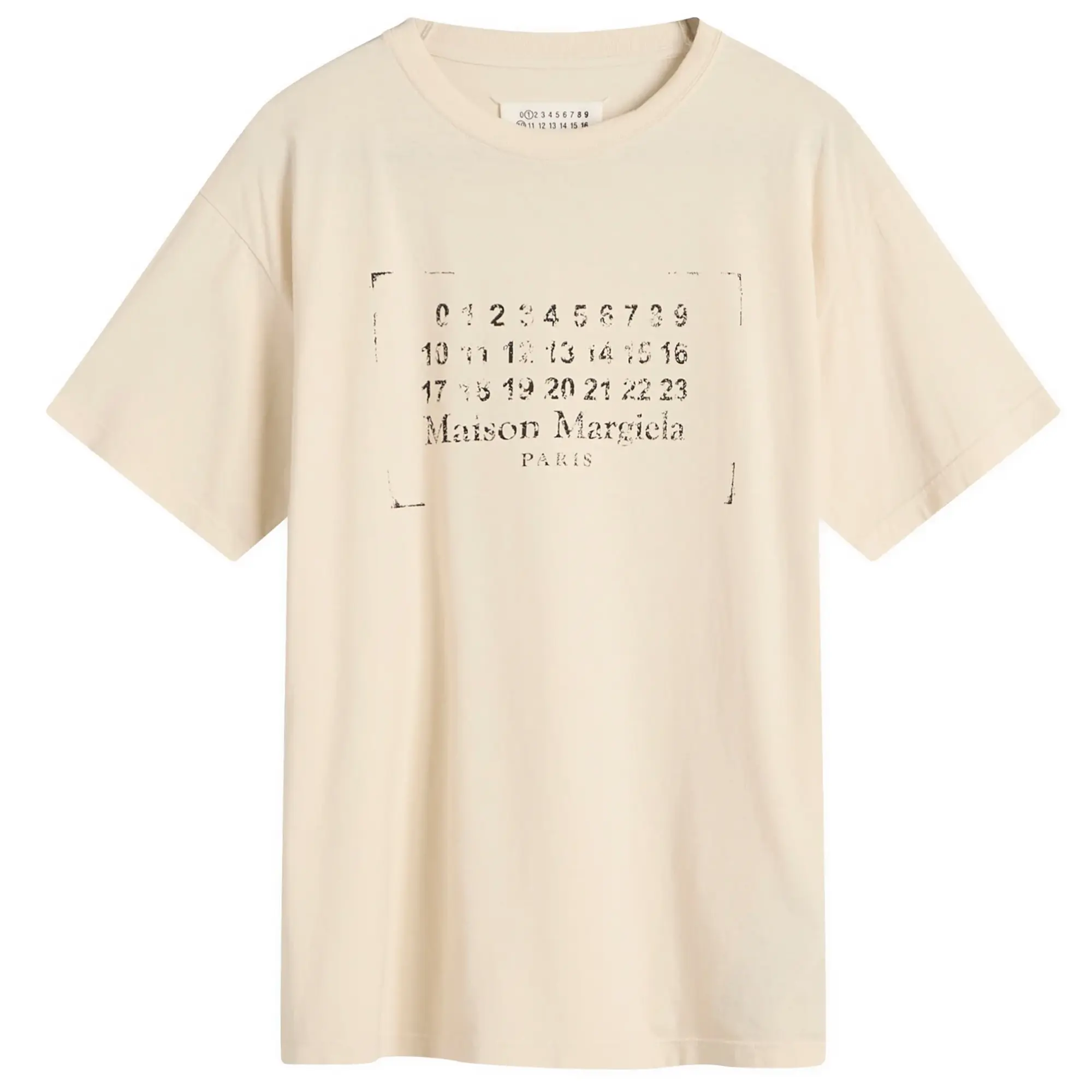 Maison Margiela Women's Logo T-shirt Butter