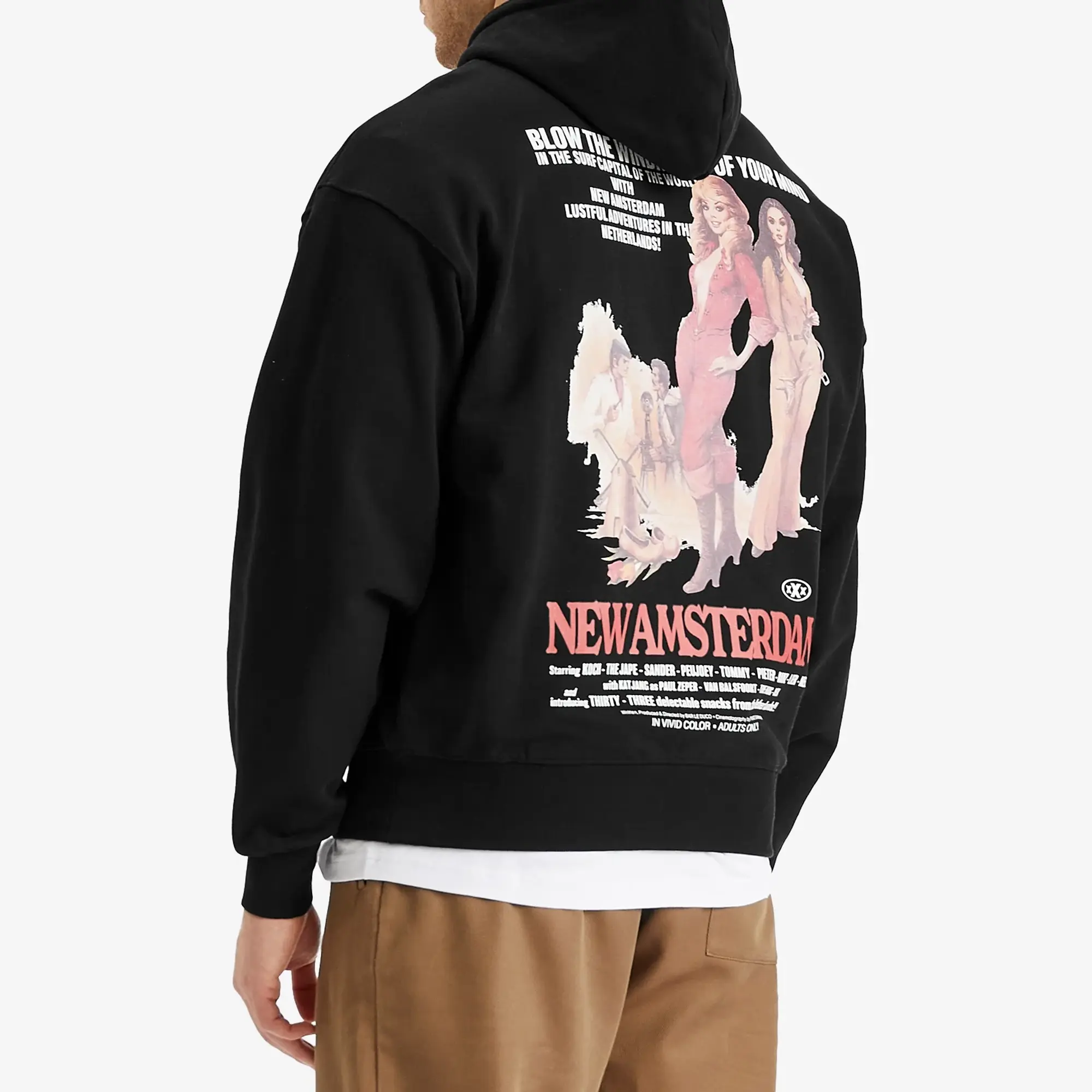 New Amsterdam Surf Association Men's Rated Hoodie Black