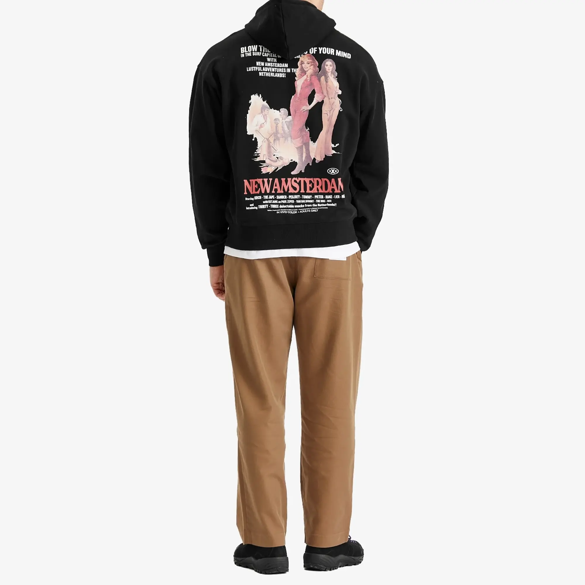 New Amsterdam Surf Association Men's Rated Hoodie Black