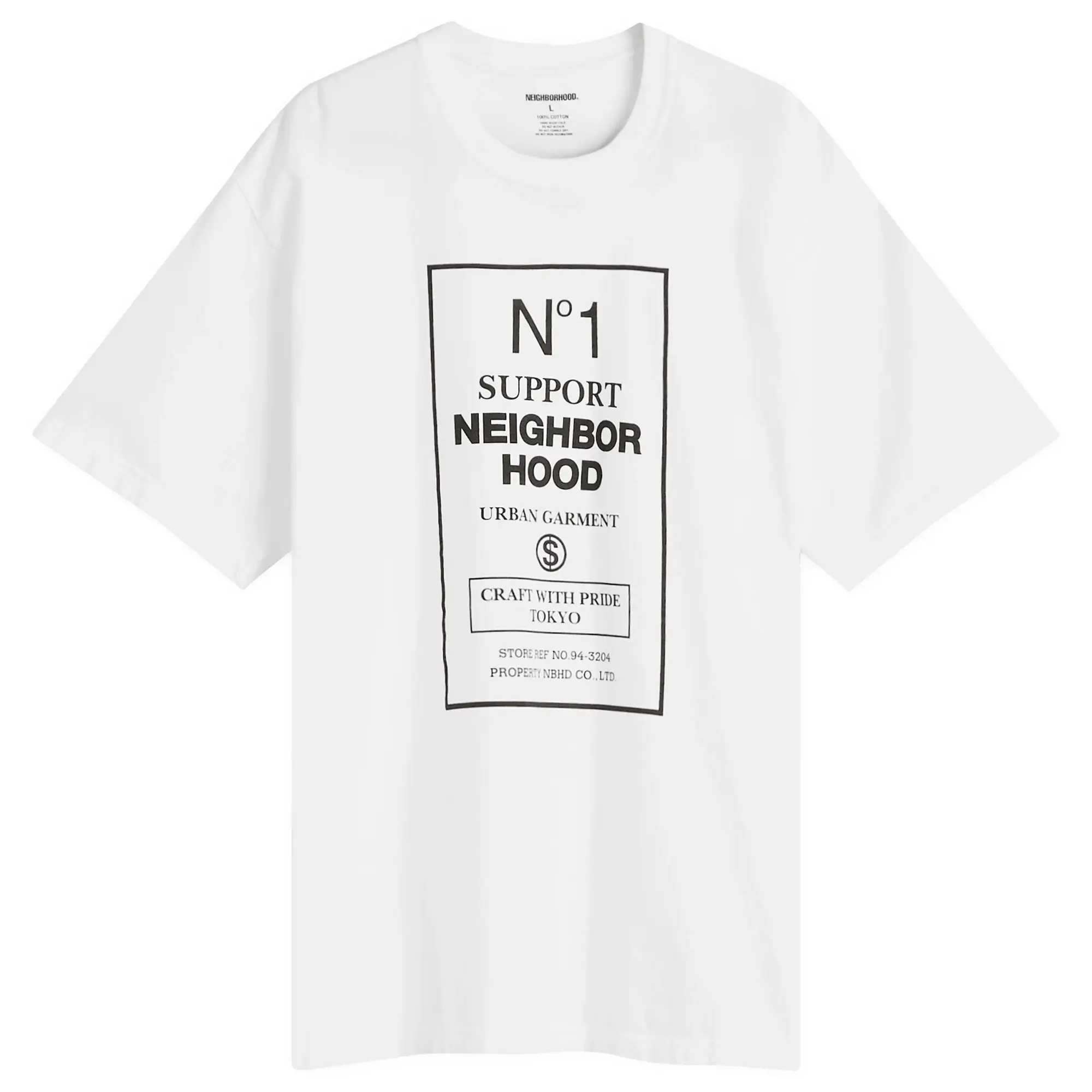 Neighborhood Men's SS-15 T-Shirt White