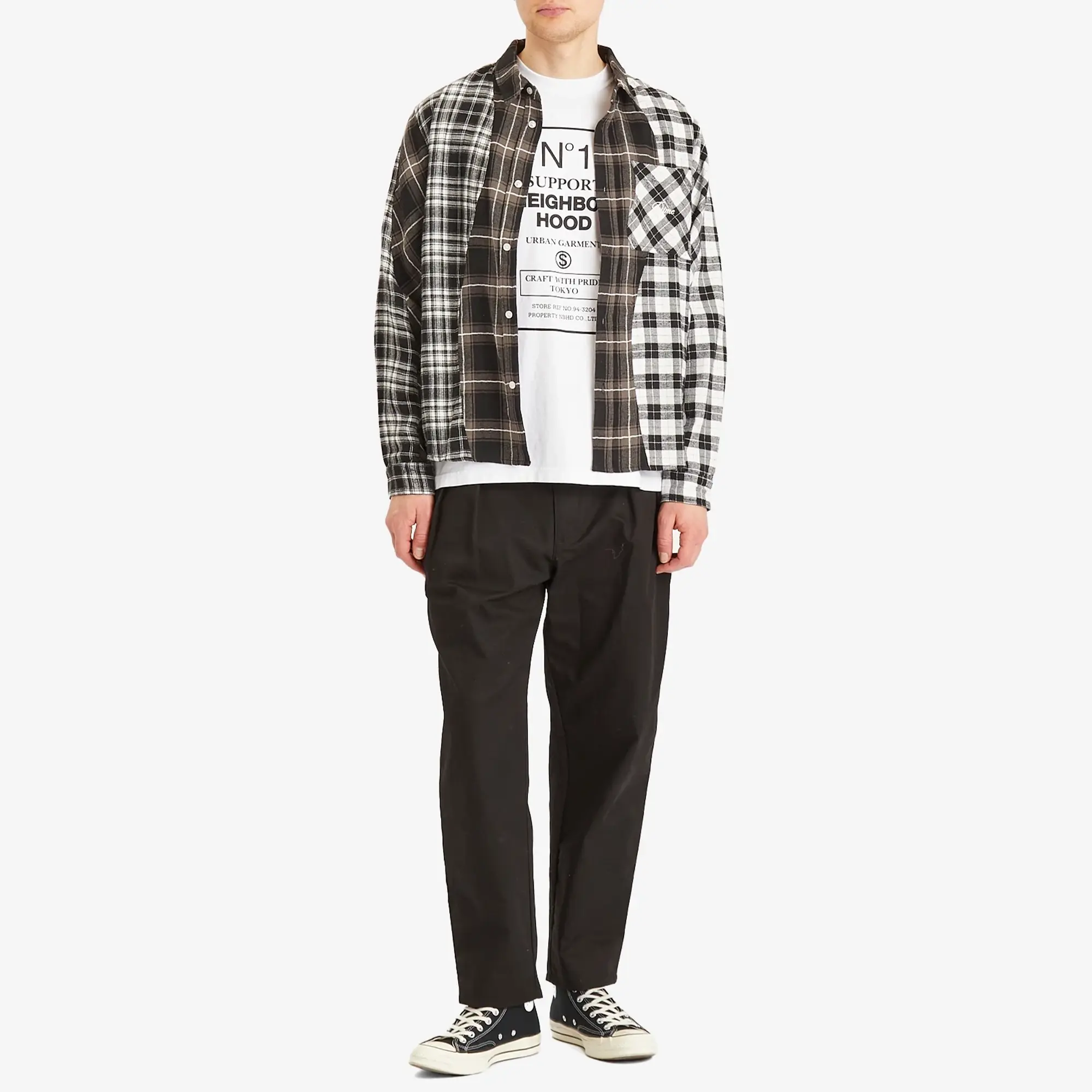 Neighborhood Men's SS-15 T-Shirt White