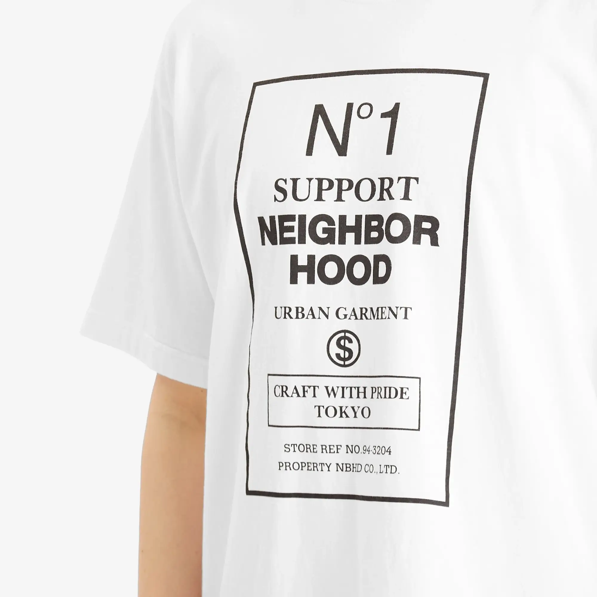 Neighborhood Men's SS-15 T-Shirt White