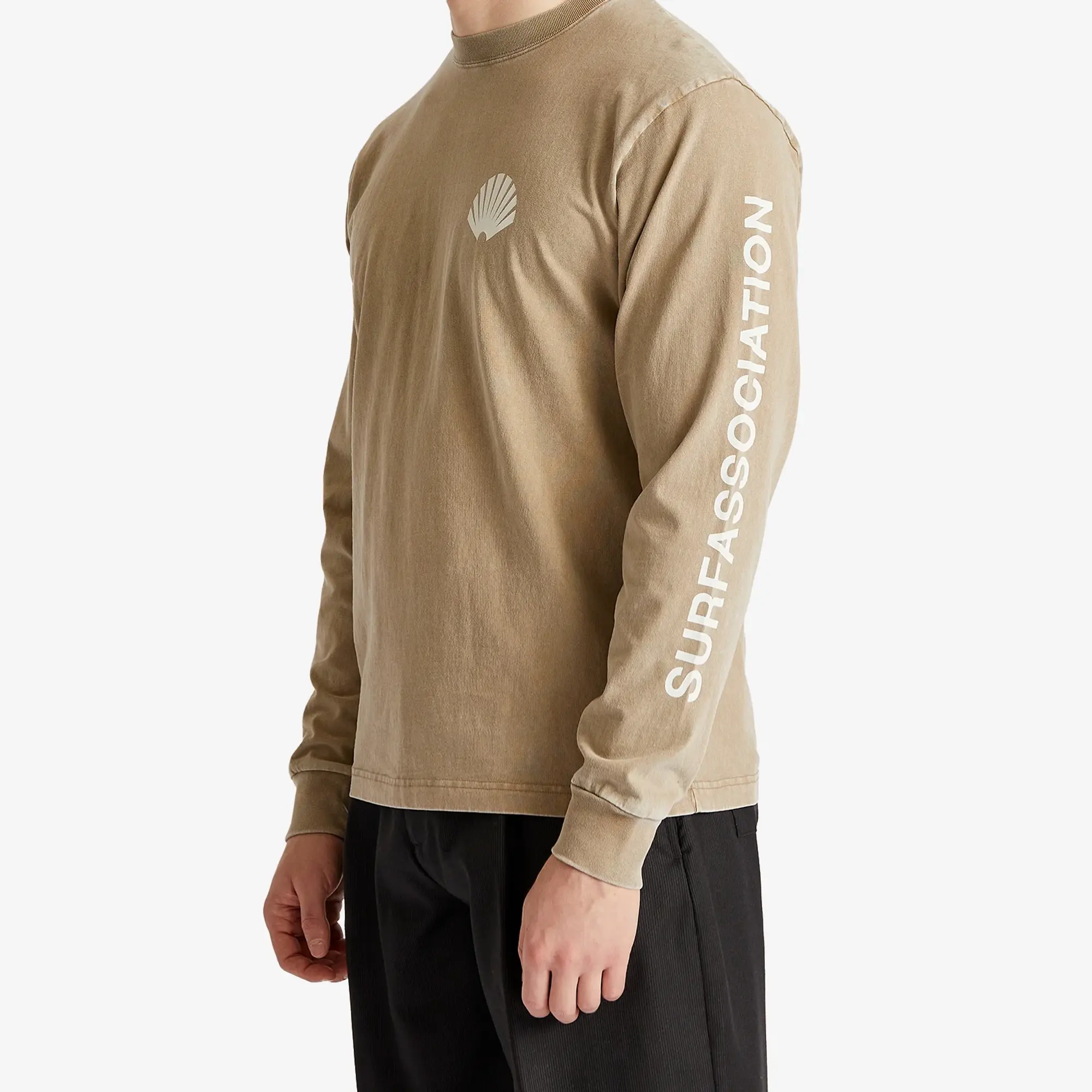 New Amsterdam Surf Association Men's Logo Long Sleeve T-Shirt Seneca Rock