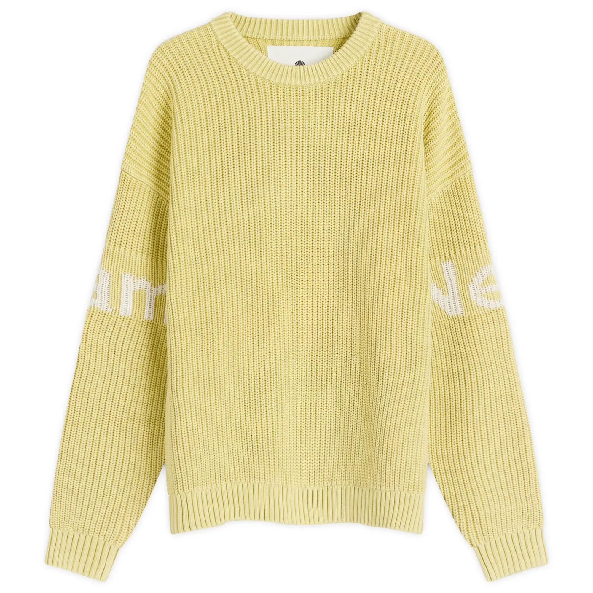 New Amsterdam Surf Association Men's Logo Crew Knit Sweater Apple Green