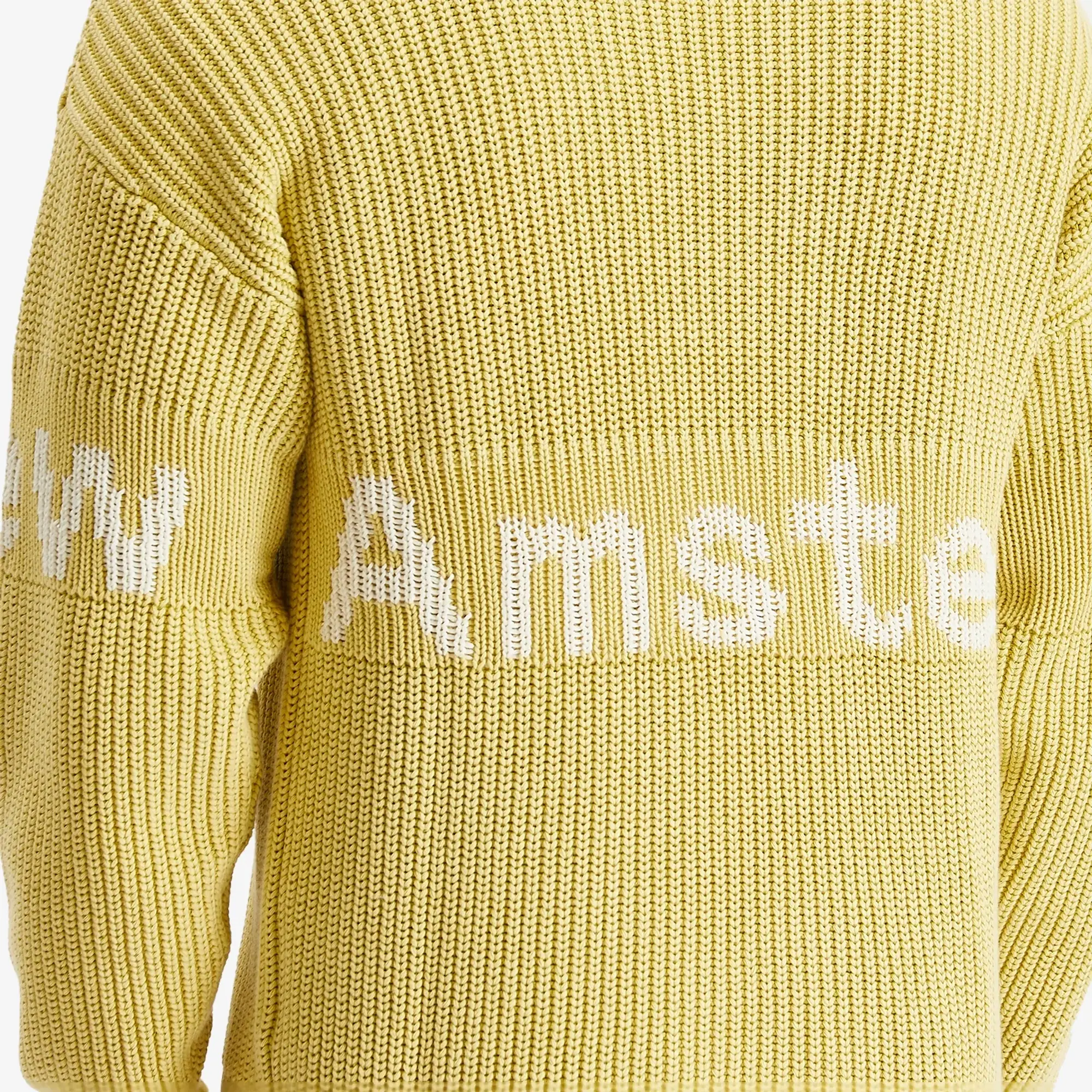 New Amsterdam Surf Association Men's Logo Crew Knit Sweater Apple Green