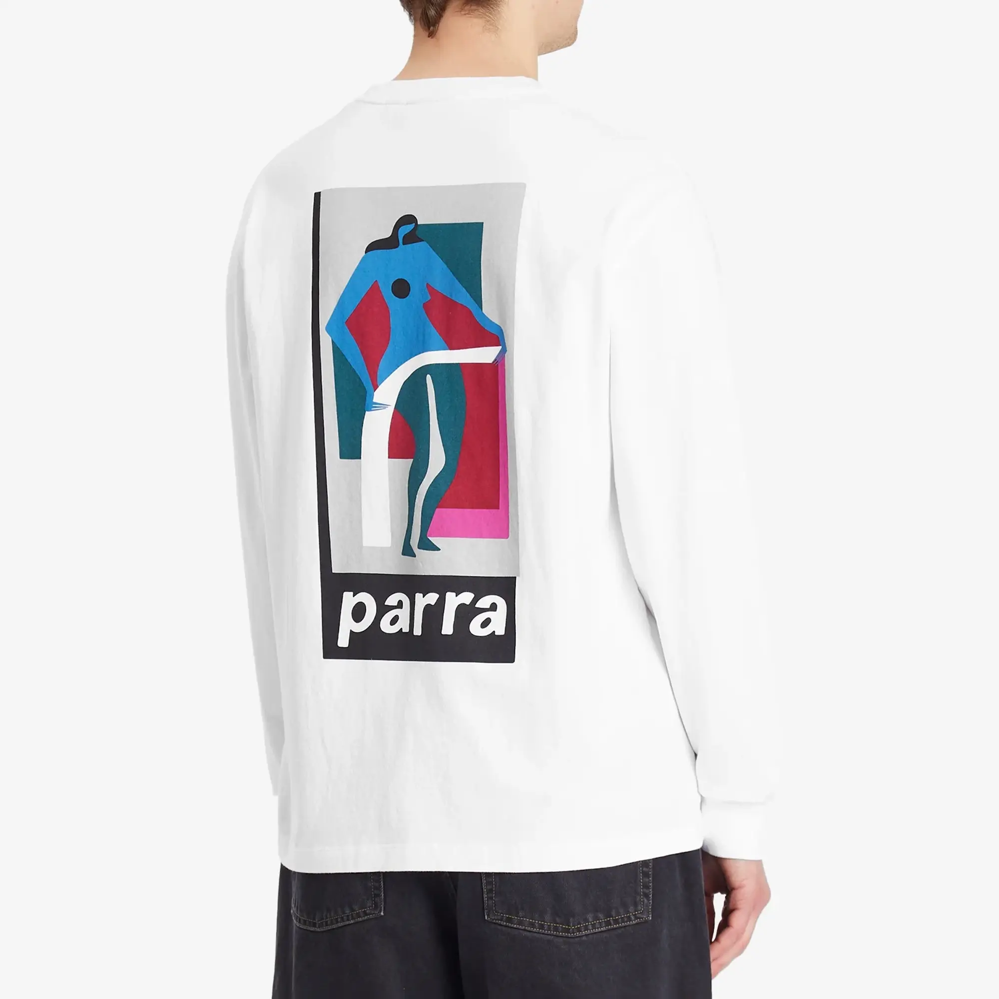 By Parra Parra Lowering The Bar T-Shirt - White