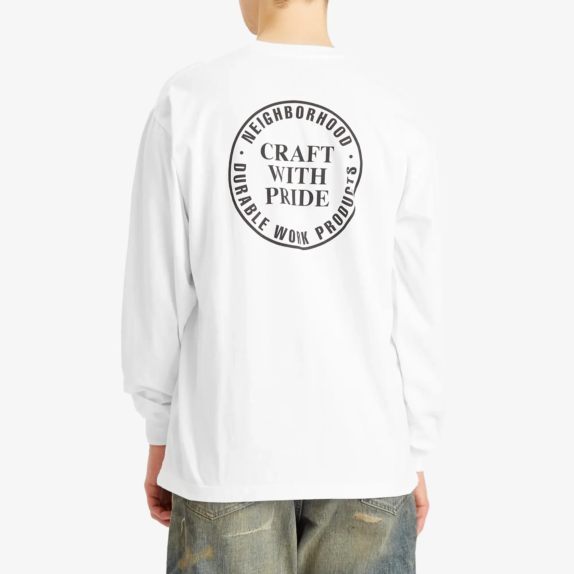 Neighborhood Men's LS-2 T-Shirt White