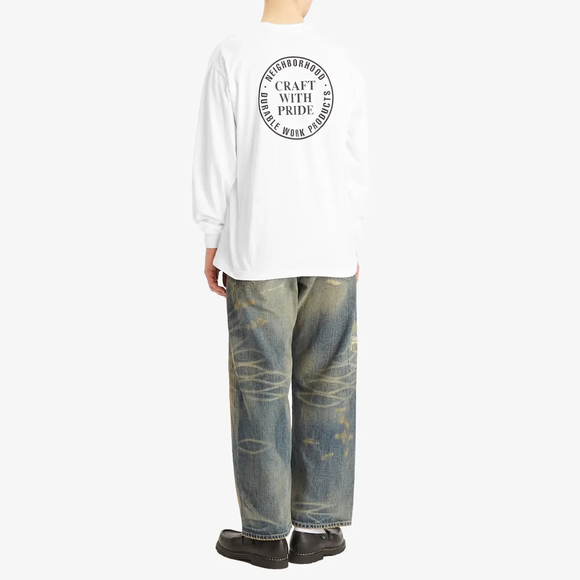 Neighborhood Men's LS-2 T-Shirt White