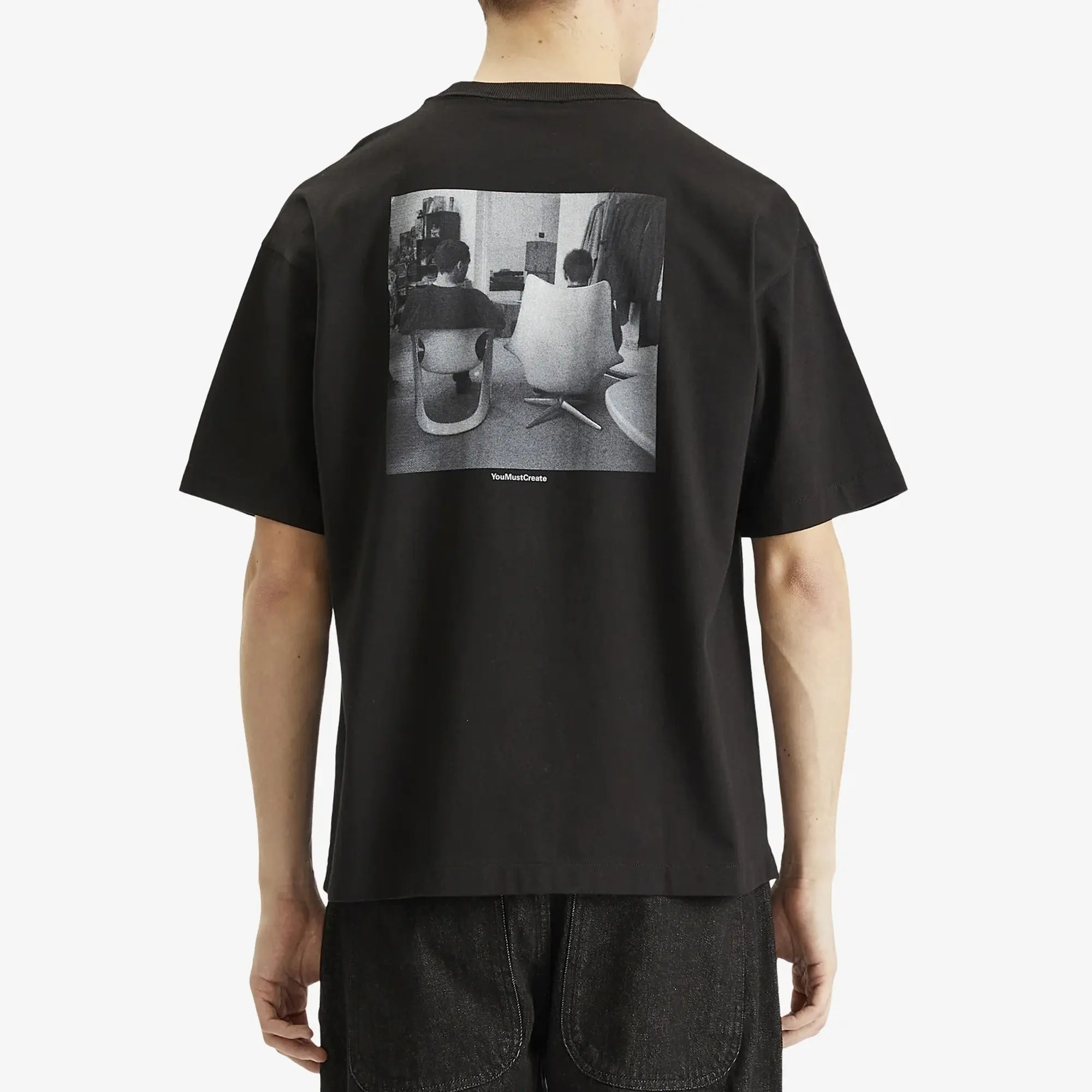 YMC Men's Triple T Shirt - JC FM Black