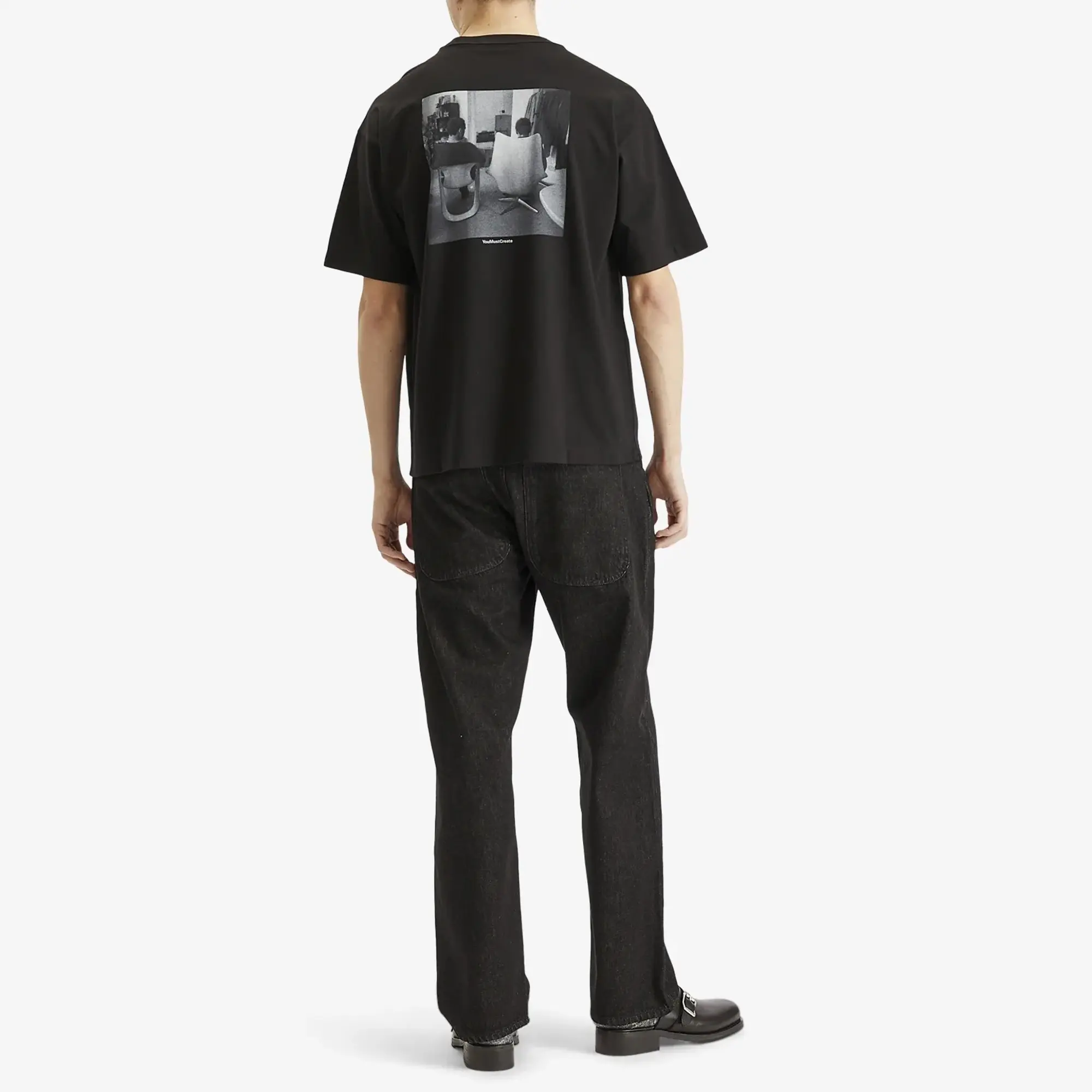 YMC Men's Triple T Shirt - JC FM Black