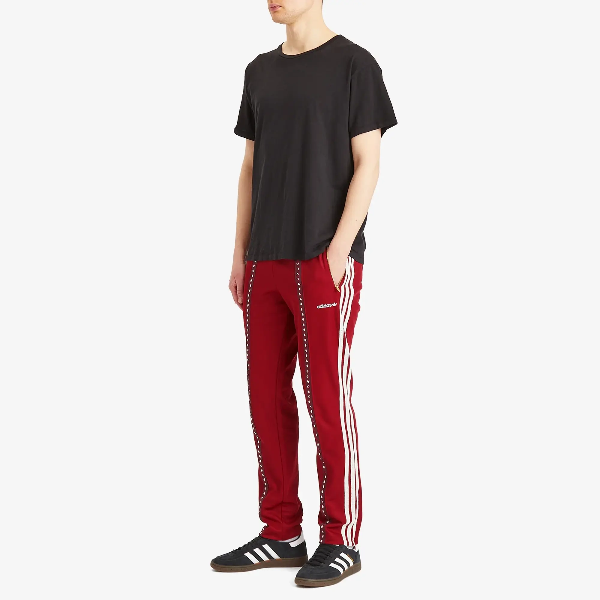 Adidas Originals Retro Sports Track Pant Rust Red