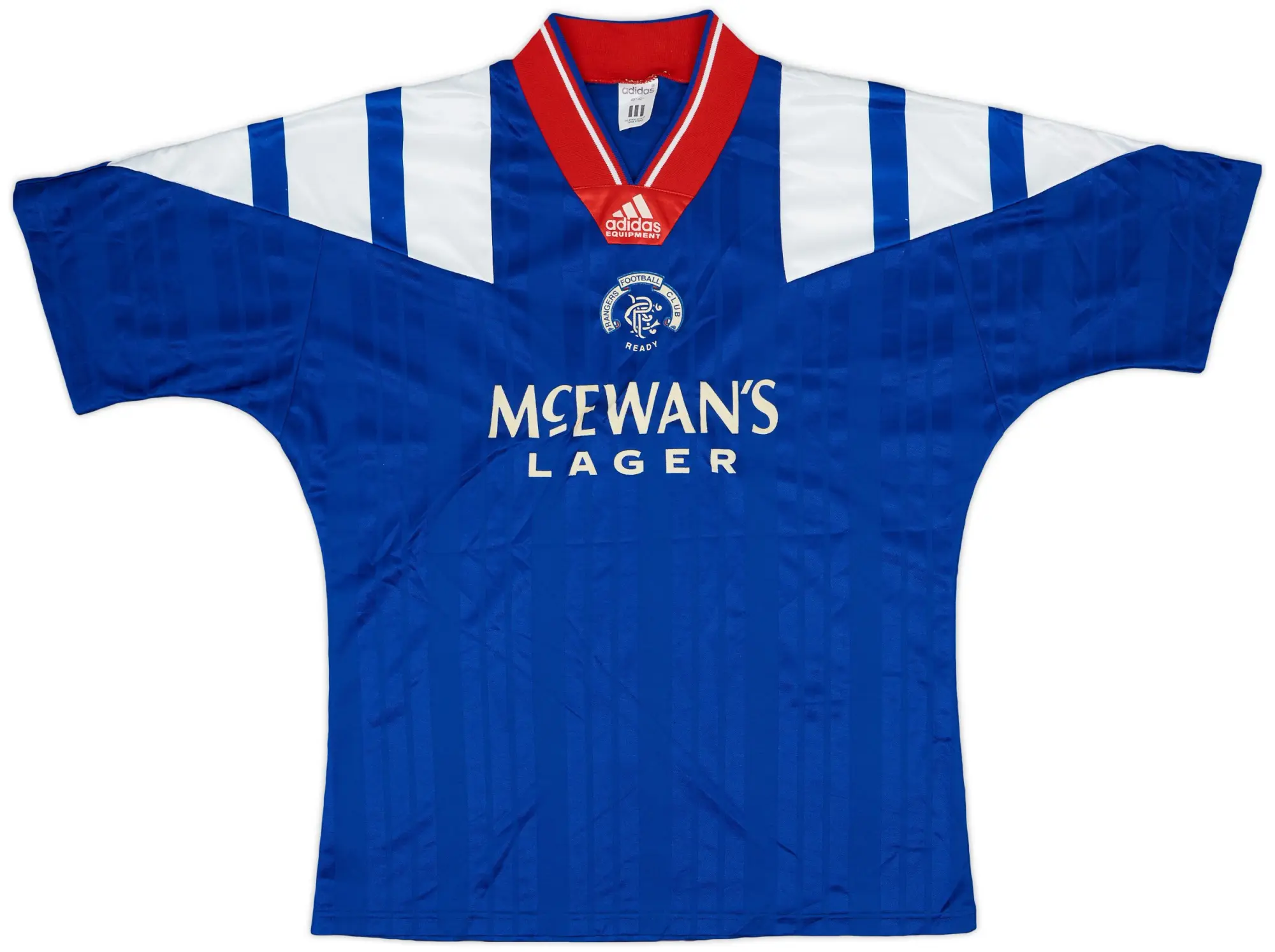 adidas 1992-94 Rangers Home Shirt - 8/10 - (M/L)