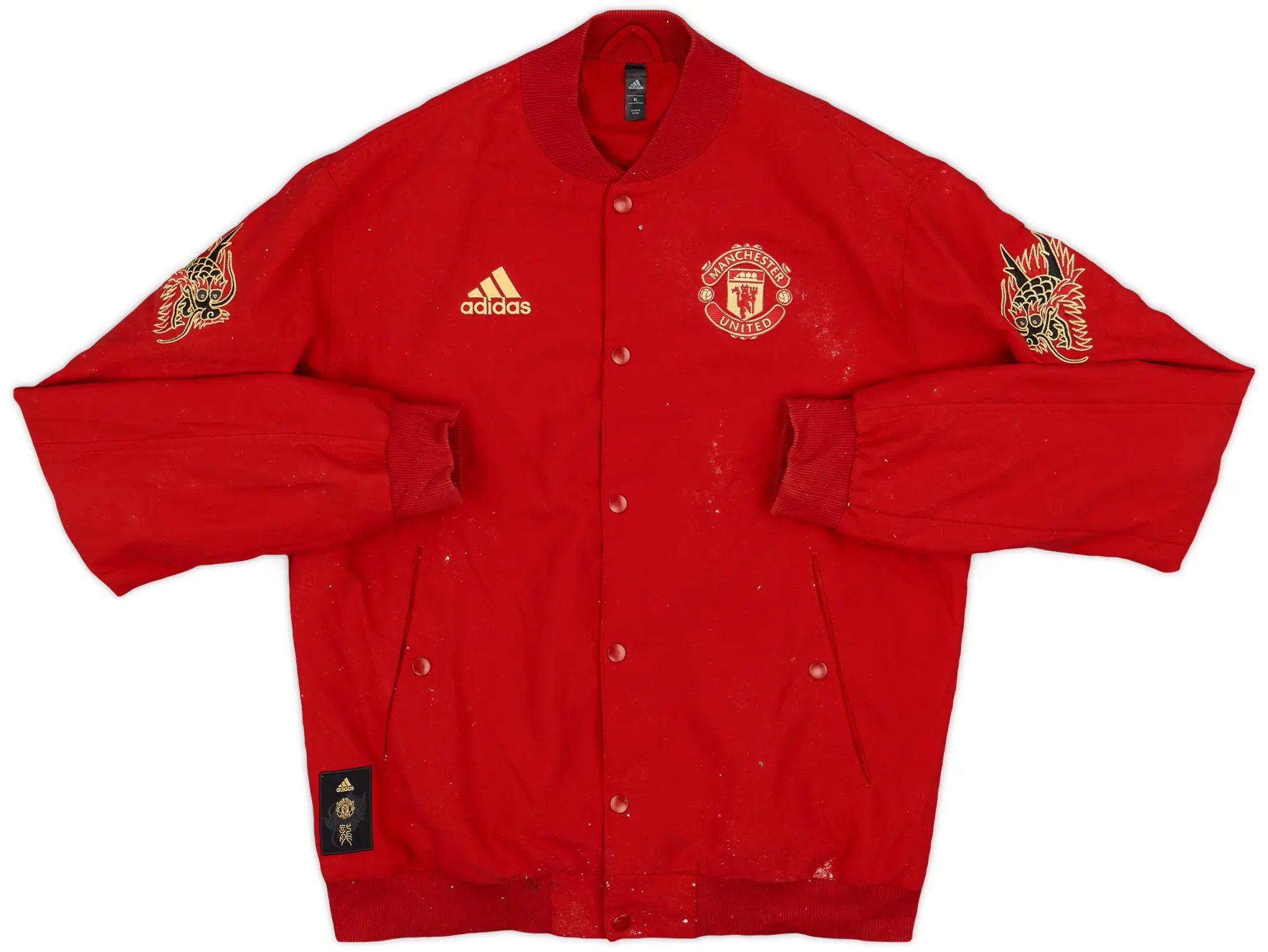 2019-20 Manchester United adidas Chinese New Year Coach Jacket - 9/10 - (M)