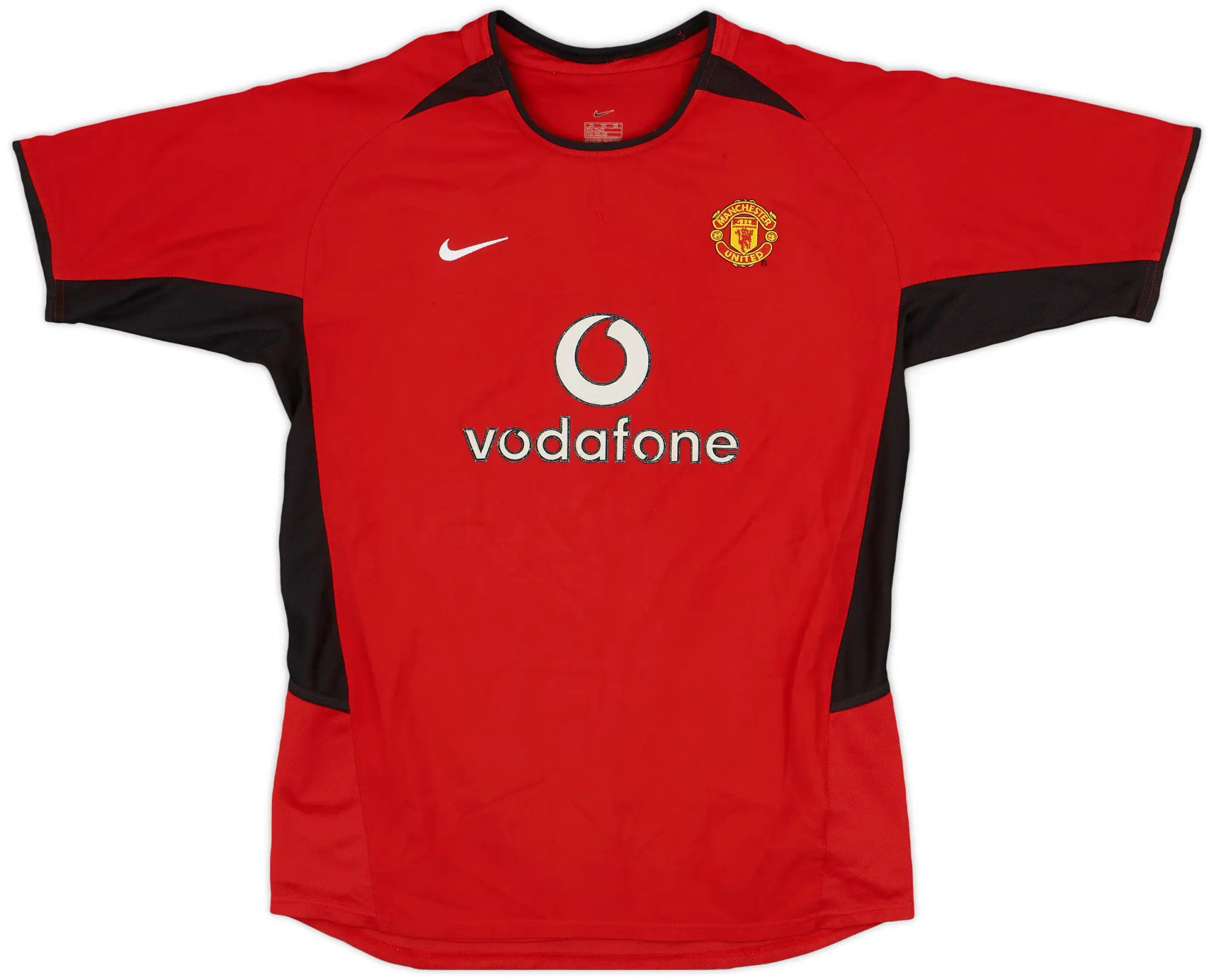 Nike 2002-04 Manchester United Home Shirt - 9/10 - (XL.Boys)