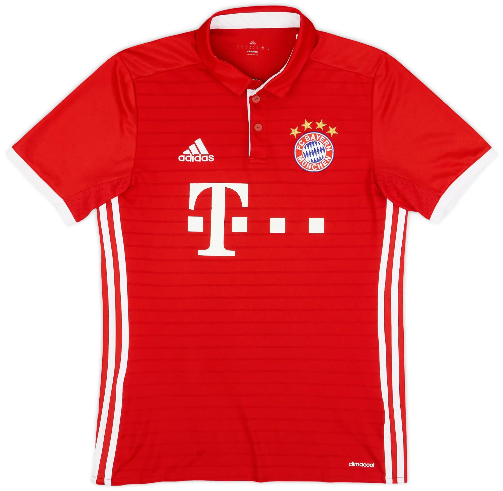 adidas 2016-17 Bayern Munich Home Shirt - 6/10 - (S)