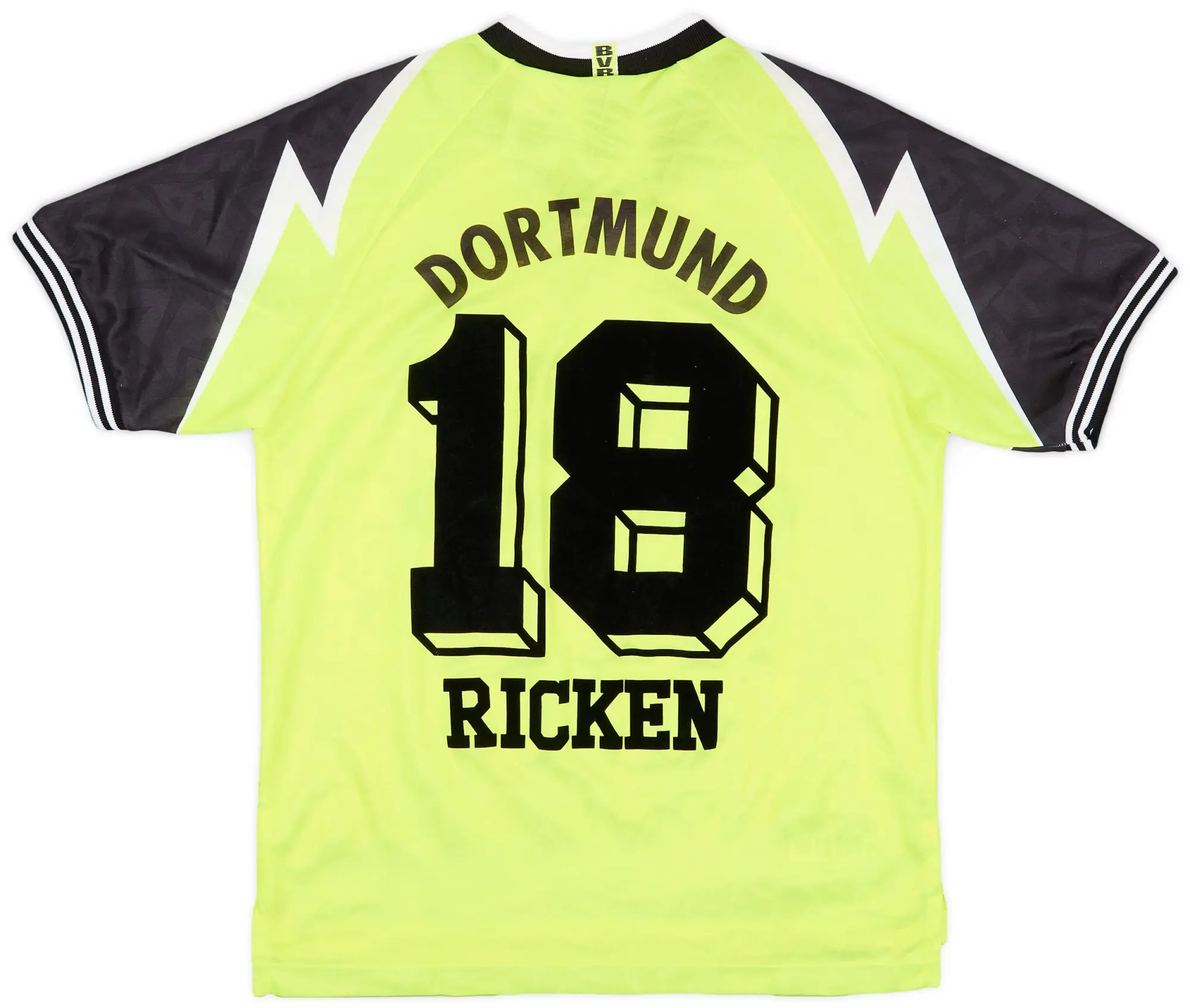 Nike 1995-96 Borussia Dortmund Home Shirt Ricken #18 - 9/10 - (XL.Boys)