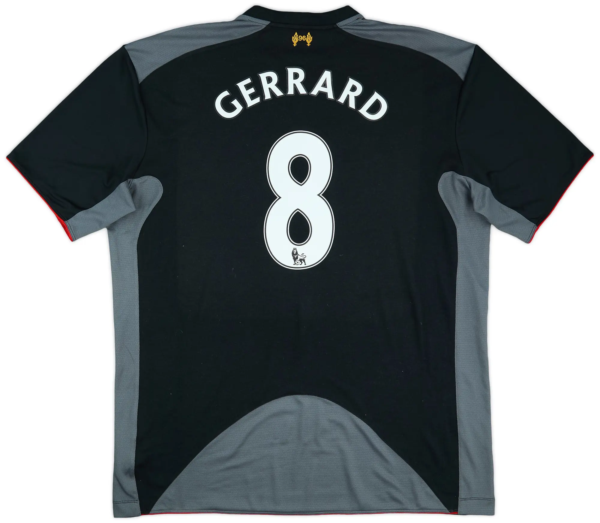 2012-13 Liverpool Away Shirt Gerrard #8 - 7/10 - (3XL)
