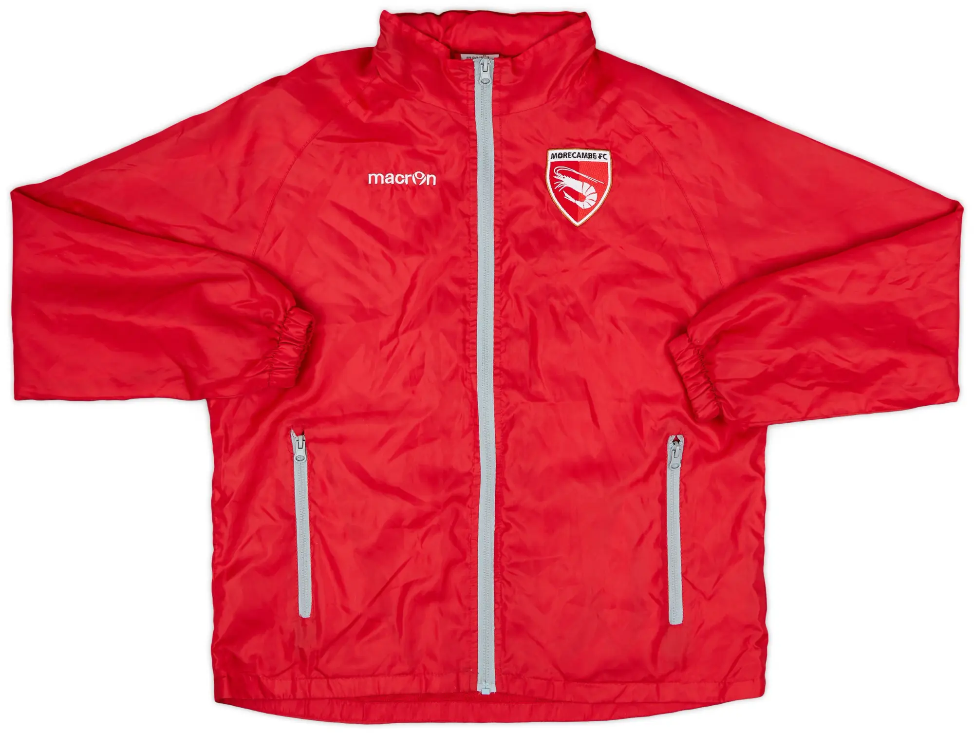 2018-19 Morecambe Macron Track Jacket - 7/10 - (S)