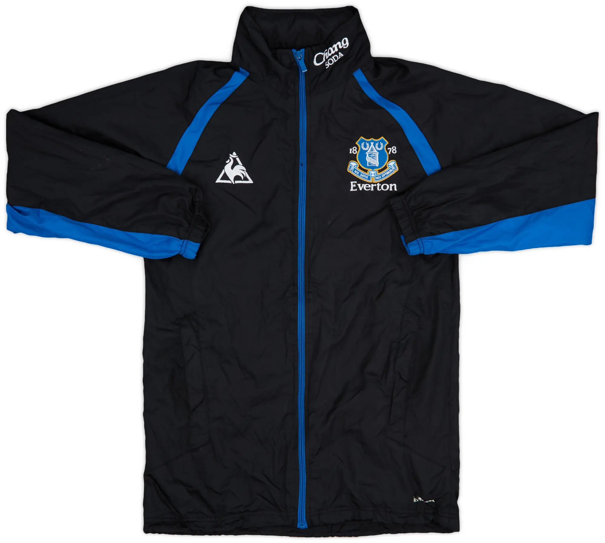 2011-12 Everton Le Coq Sportif Hooded Rain Jacket - 7/10 - (S)