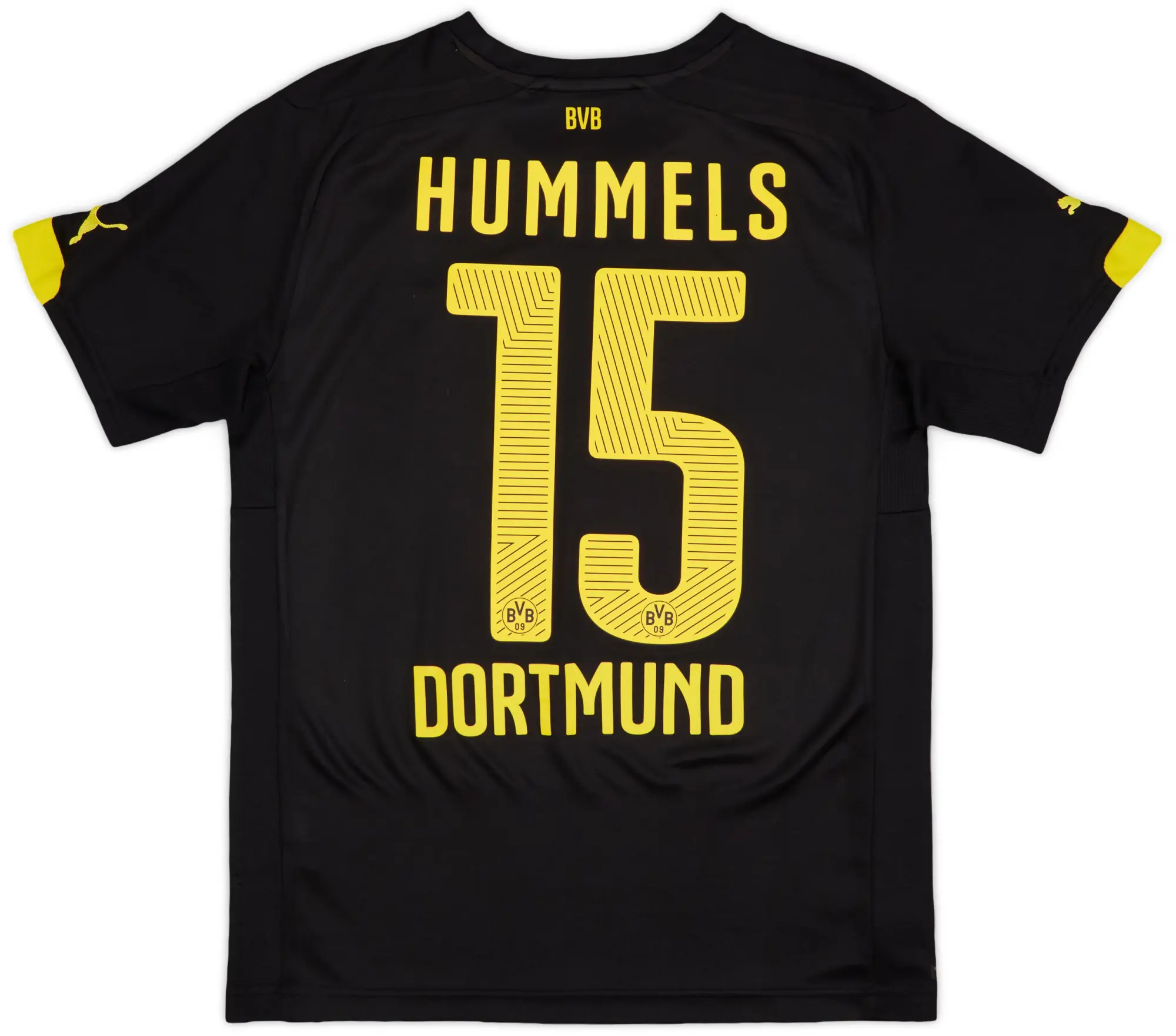 Puma 2014-16 Borussia Dortmund Away Shirt Hummels #15 - 9/10 - (S)