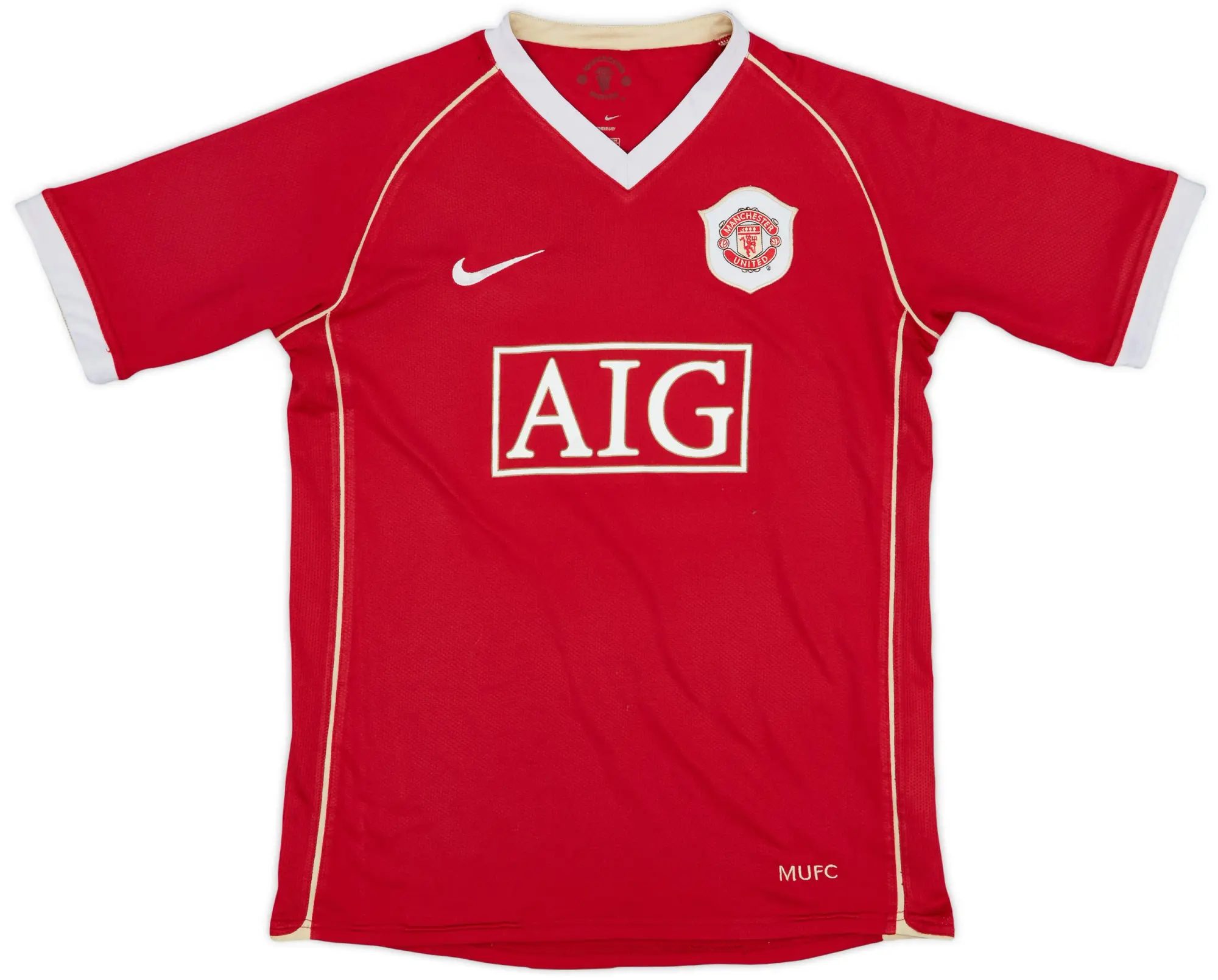 Nike 2006-07 Manchester United Home Shirt - 5/10 - (L.Boys)