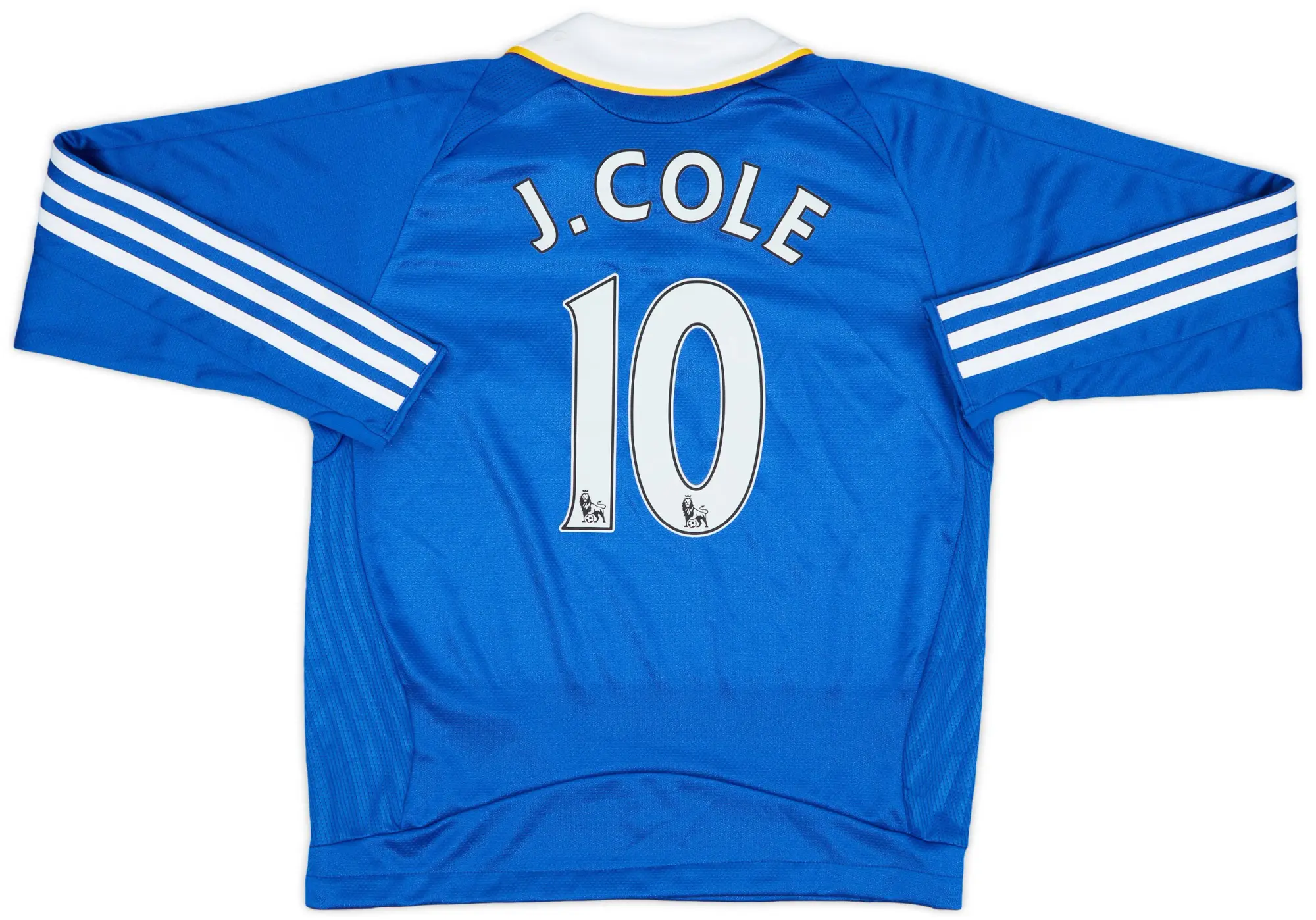 adidas 2008-09 Chelsea Home L/S Shirt J. Cole #10 - 8/10 - (S.Boys)