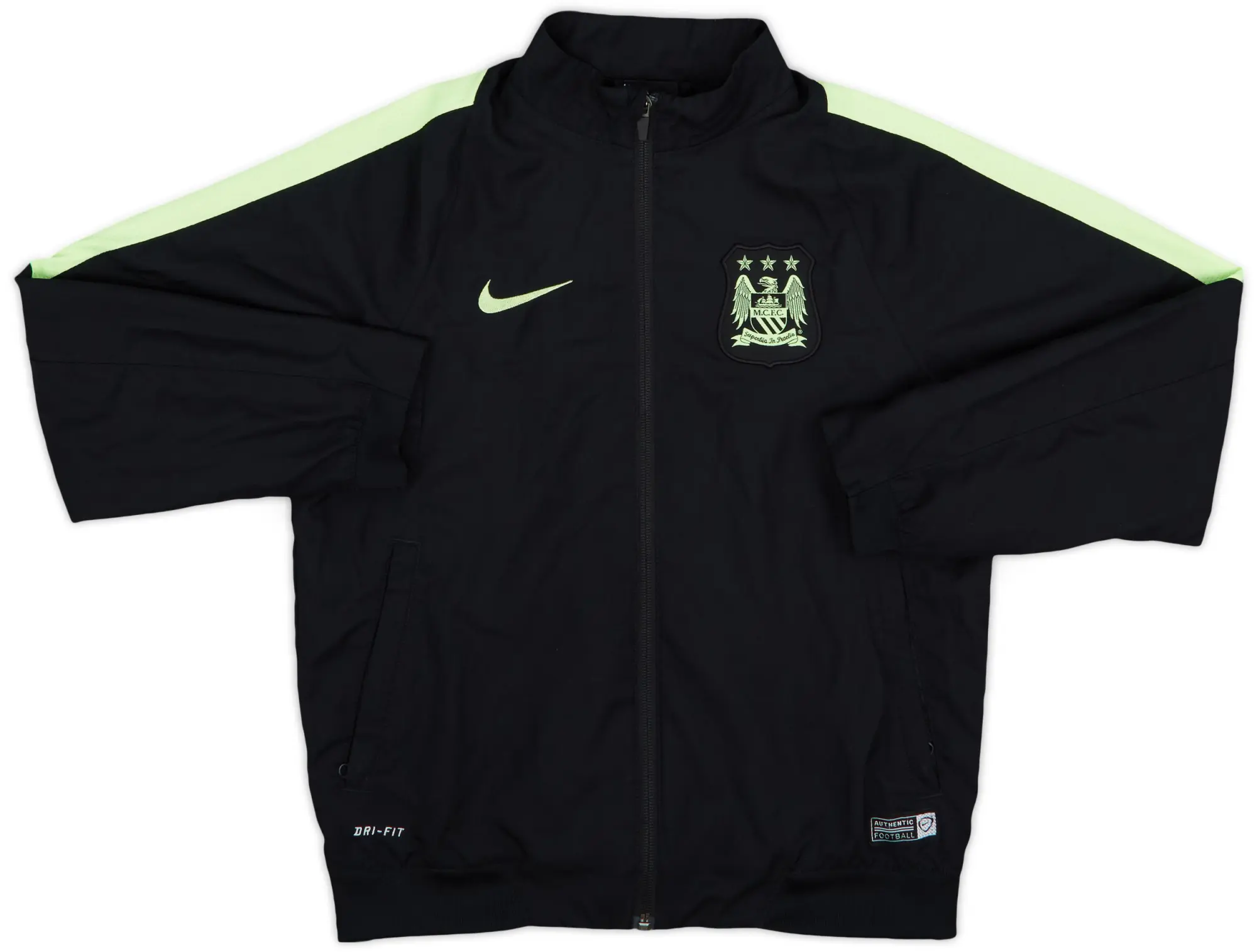 2015-16 Manchester City Nike Track Jacket - 9/10 - (S.Boys)
