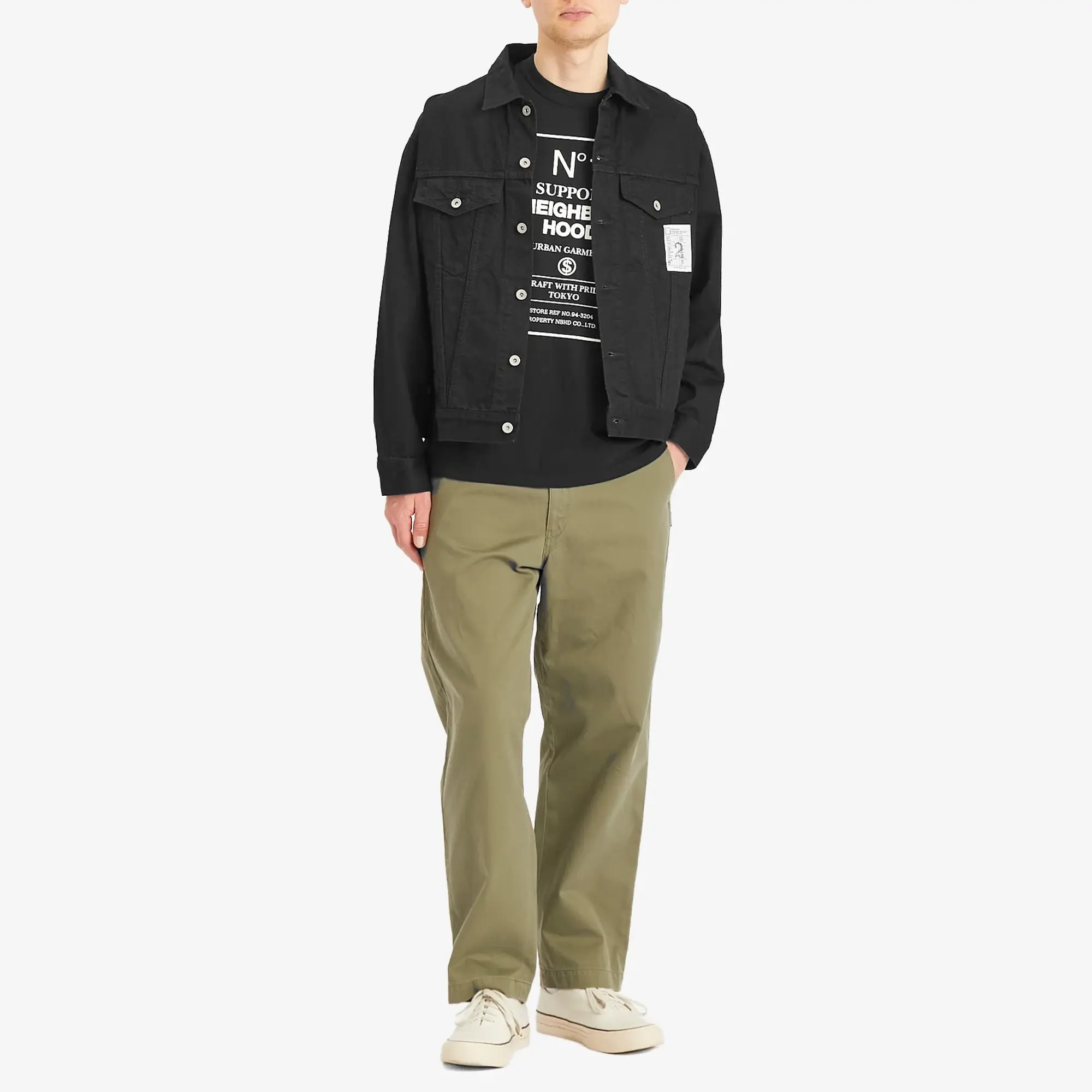 Neighborhood Men's SS-15 T-Shirt Black