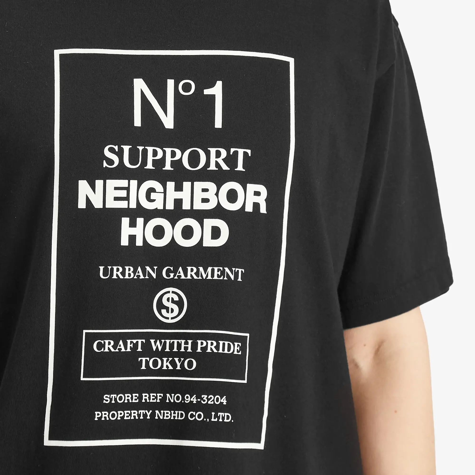 Neighborhood Men's SS-15 T-Shirt Black