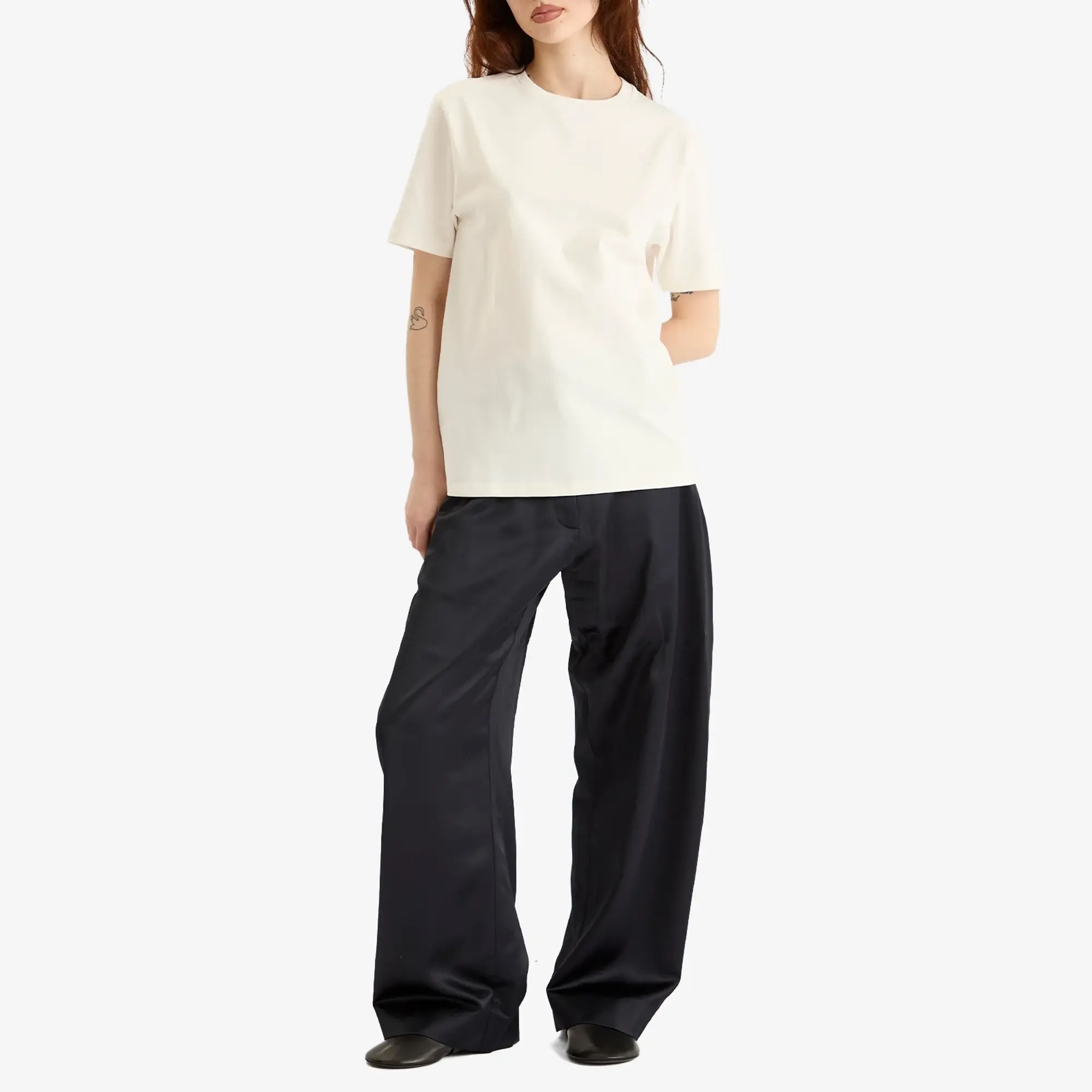 Jil Sander+ Women's Back Patch T-Shirt Porcelain