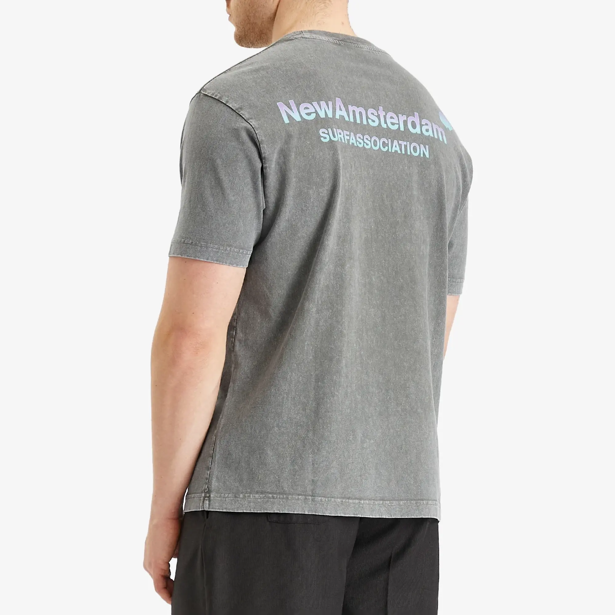 New Amsterdam Surf Association Men's Logo T-Shirt Grey