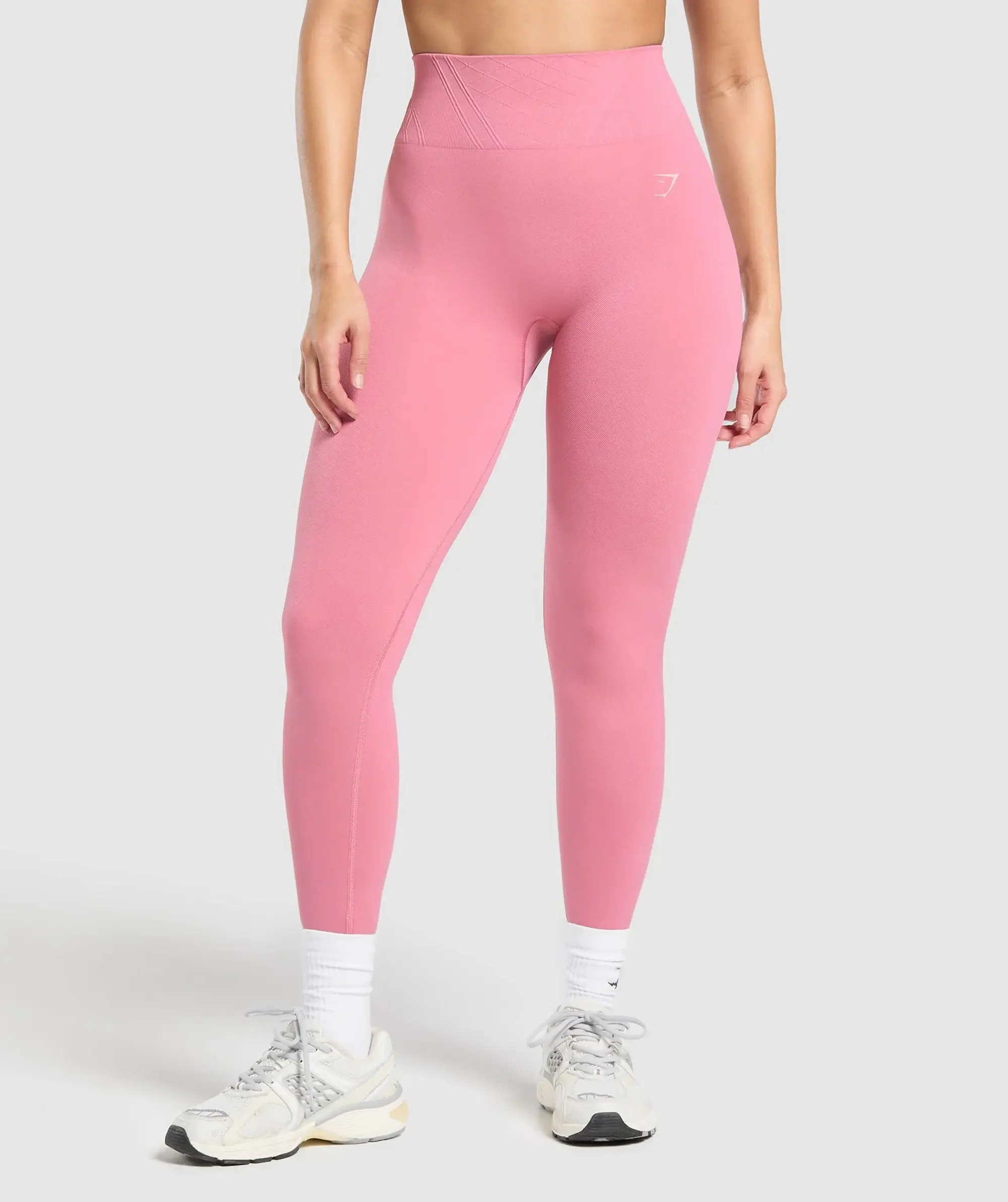Gymshark Corset Seamless Leggings - Sunset Pink